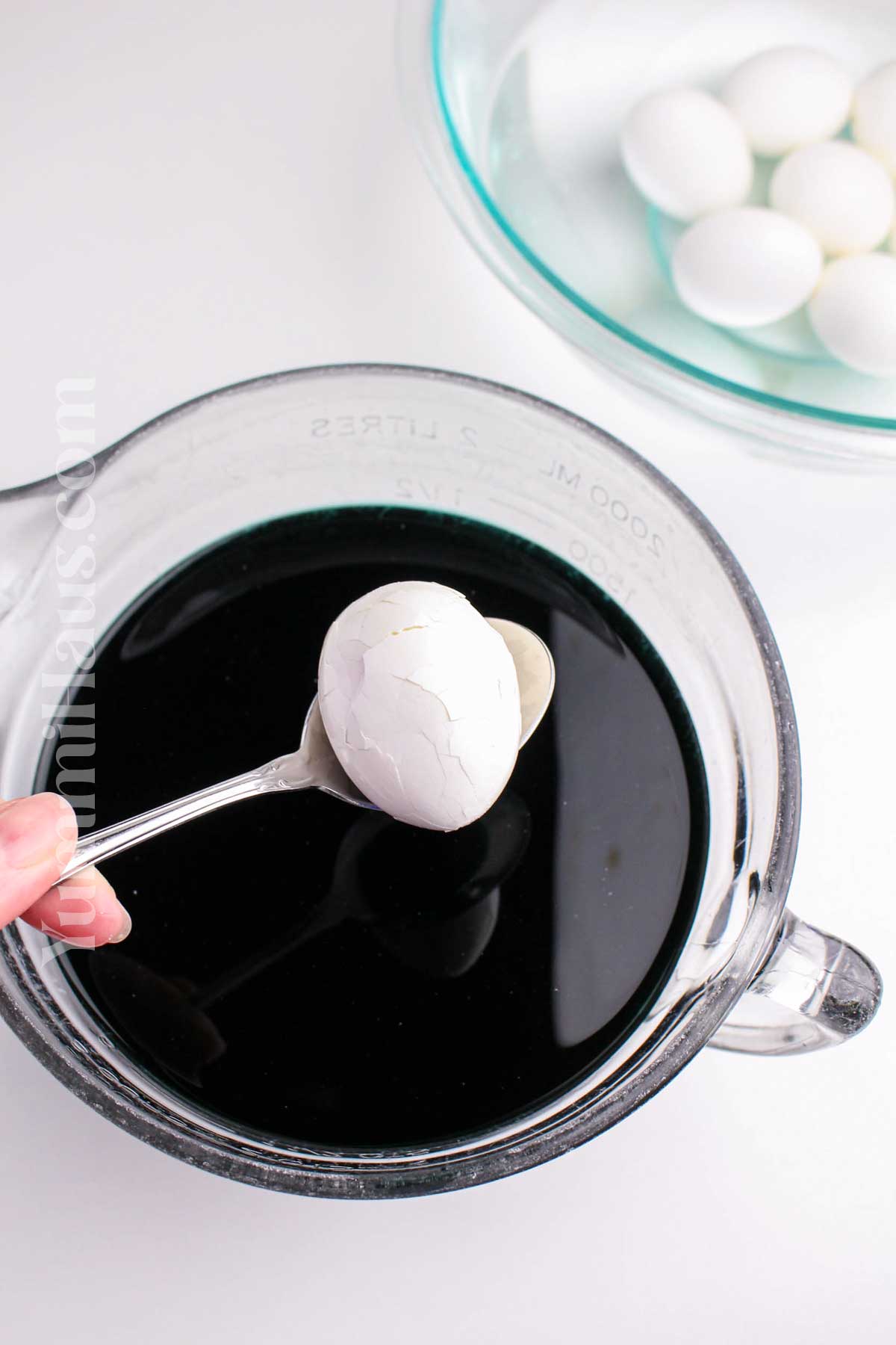 crack the eggs