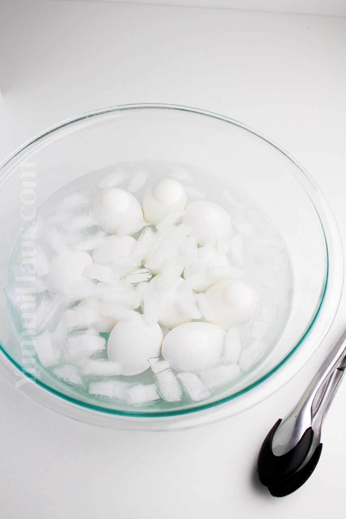 hard boil the eggs