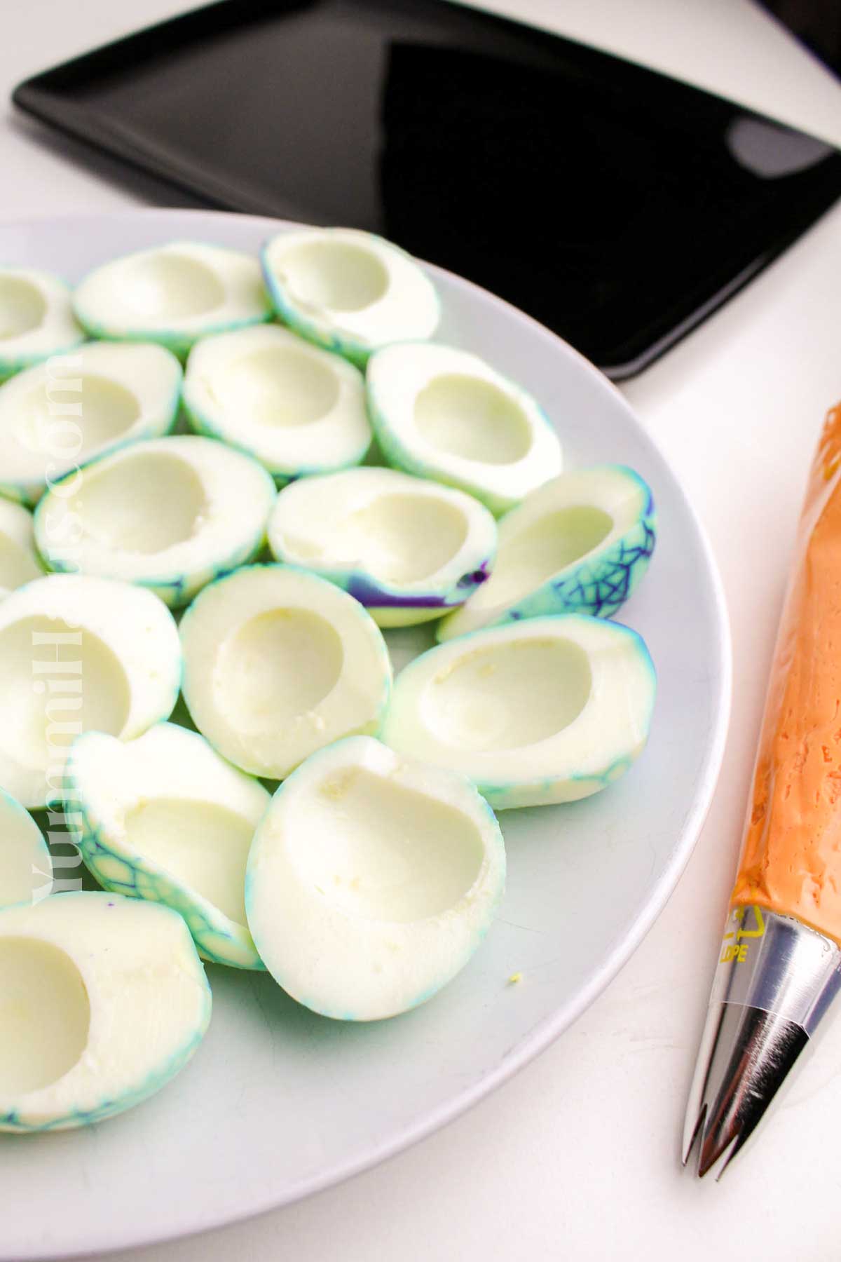 ready to fill the egg whites