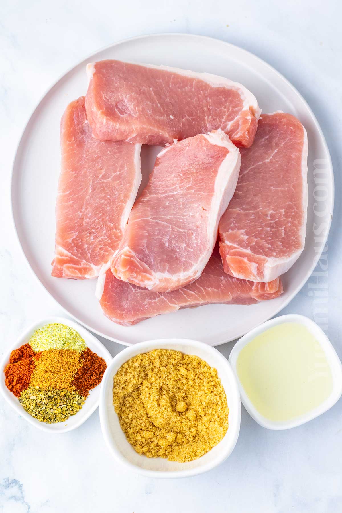 Brown Sugar Pork Chop ingredients