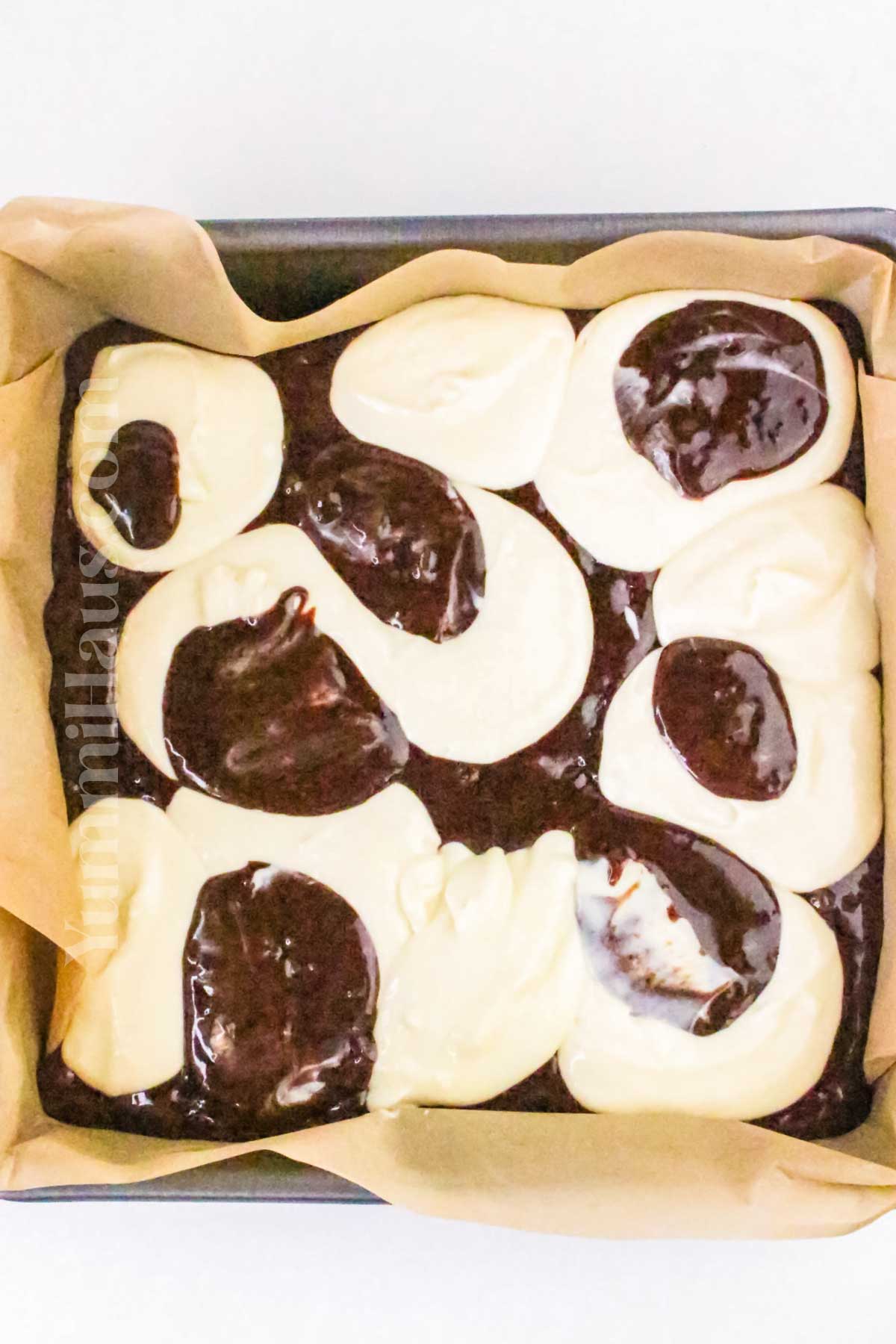 how to make Cheesecake Chocolate Brownies