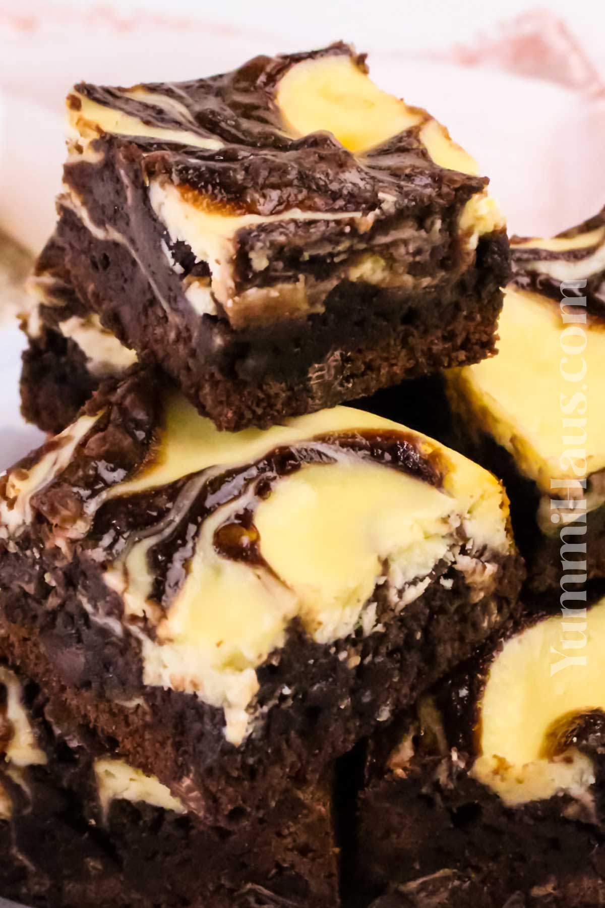 stack of brownies