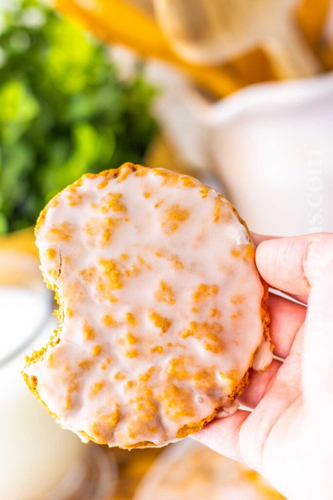 Iced Oatmeal Cookies