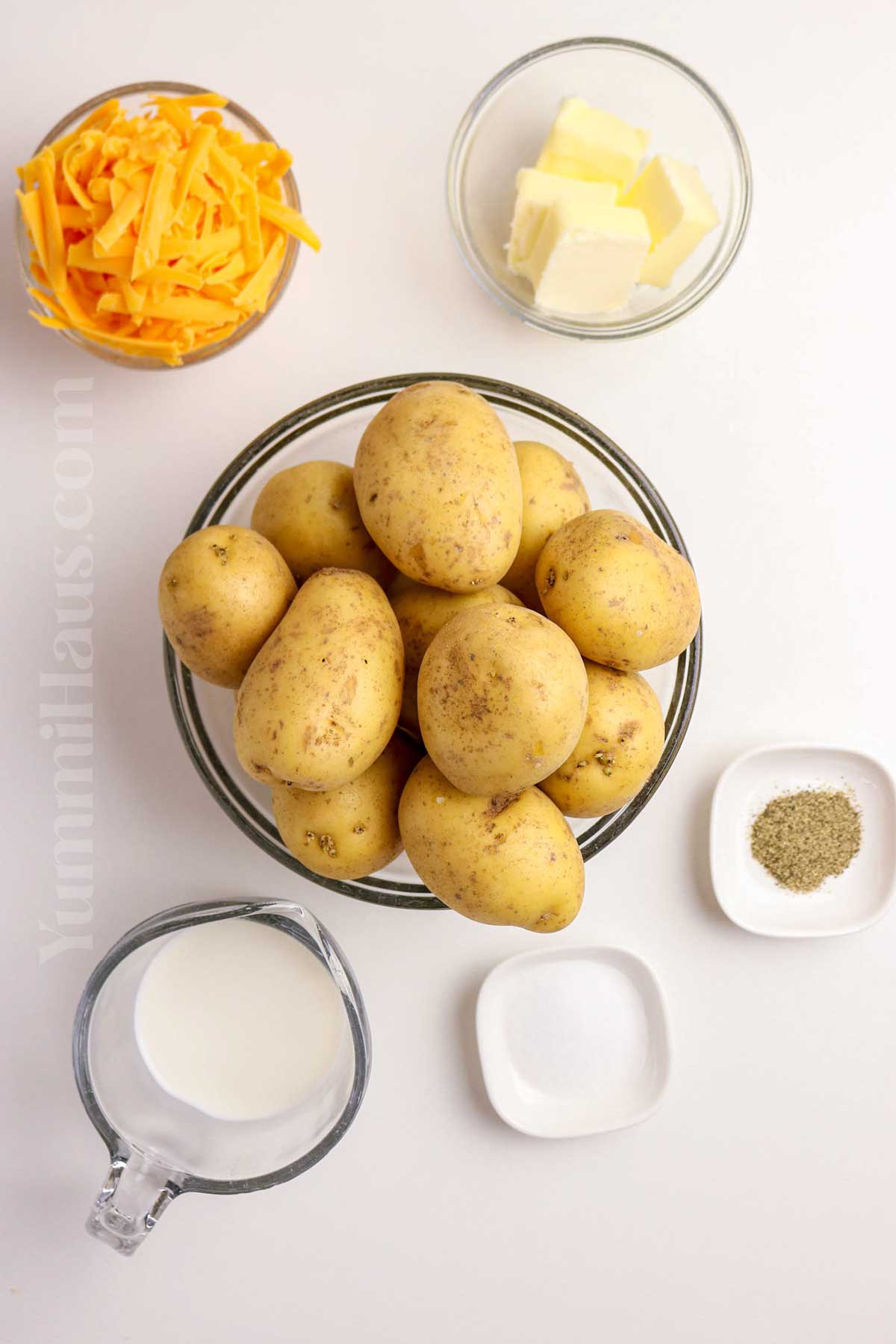 Mashed Potatoes with Cheese ingredients