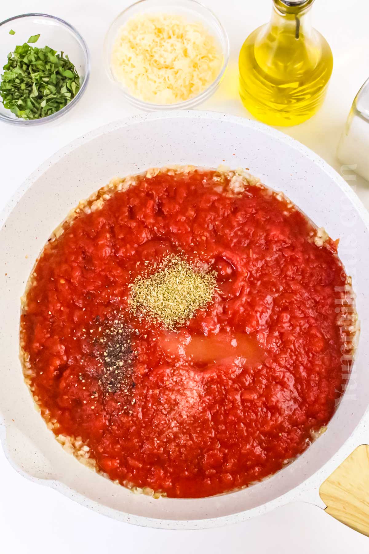 cooking in the seasonings
