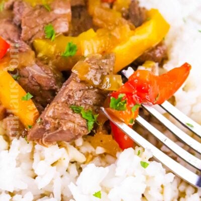 Slow Cooker Pepper Steak