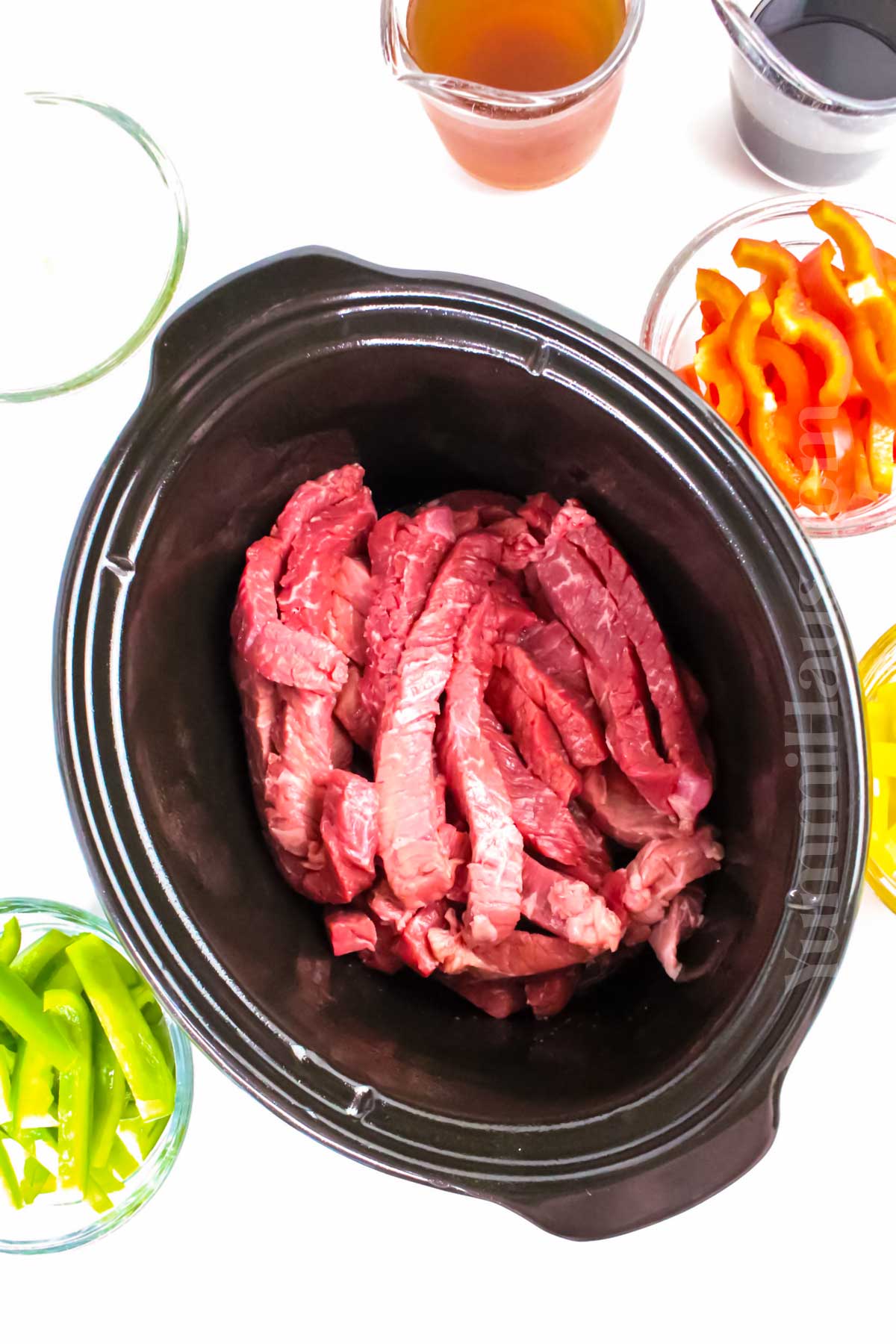 how to make Slow Cooker Pepper Steak