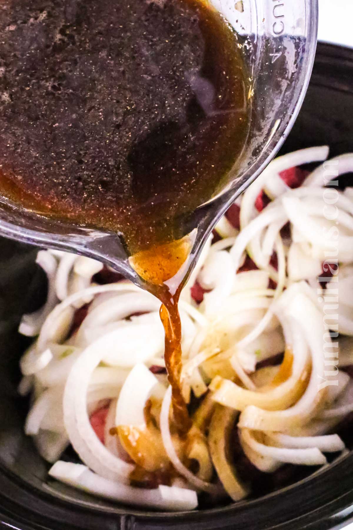 making the sauce
