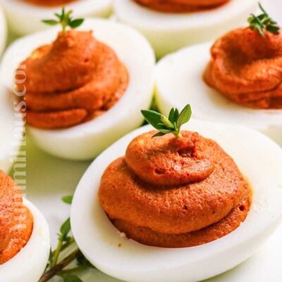 Thanksgiving Deviled Eggs