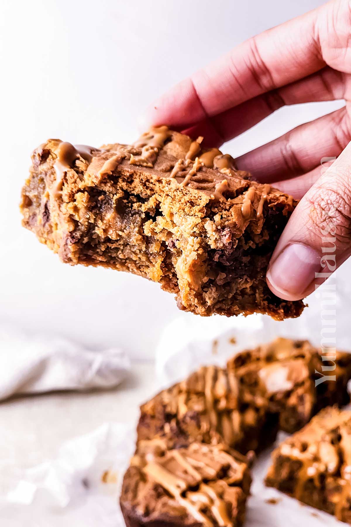 bite of Biscoff Brownies
