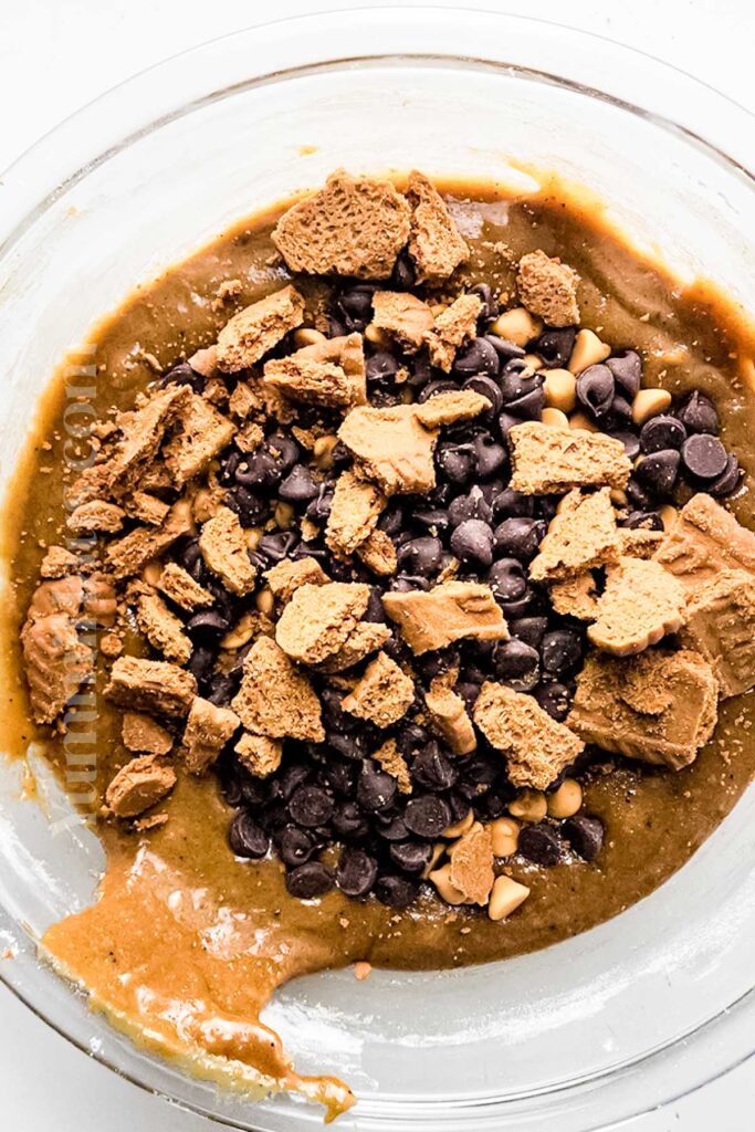 how to make Biscoff Brownies