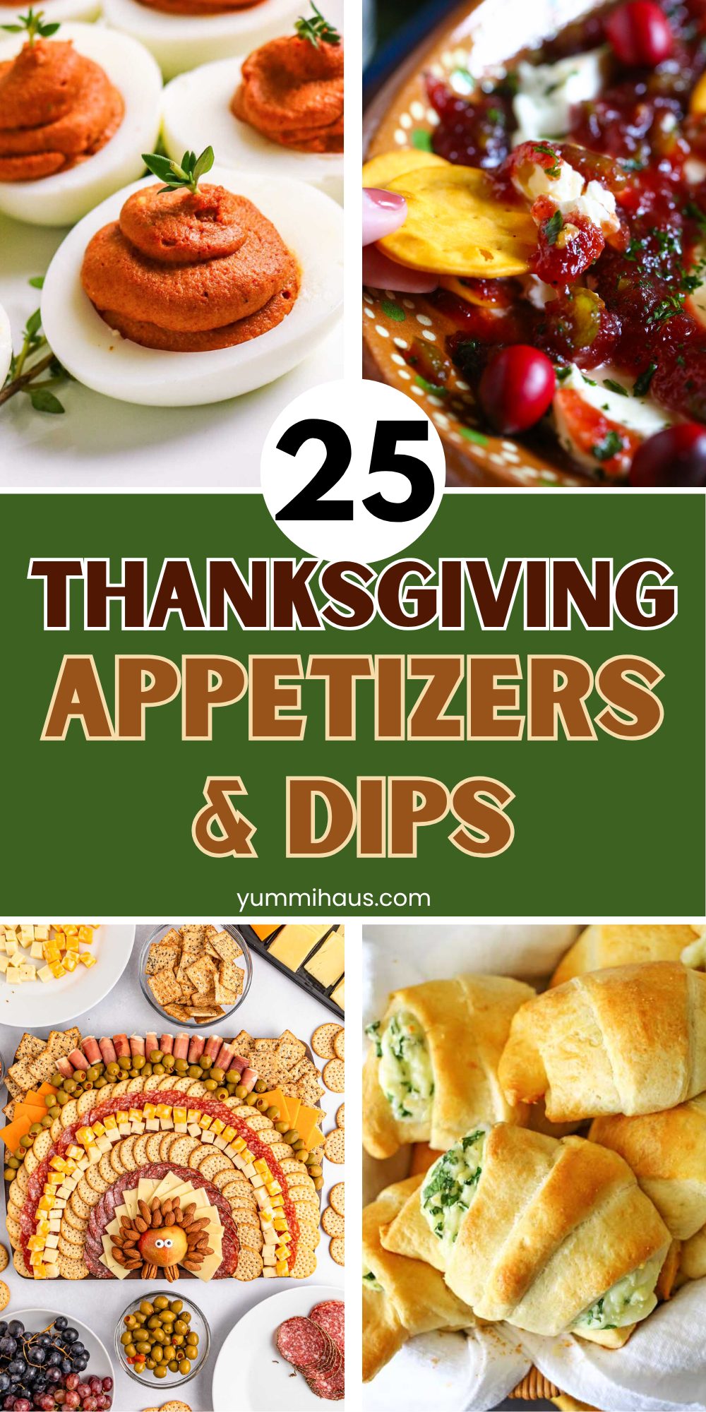25 Thanksgiving Appetizers & Dips Ideas