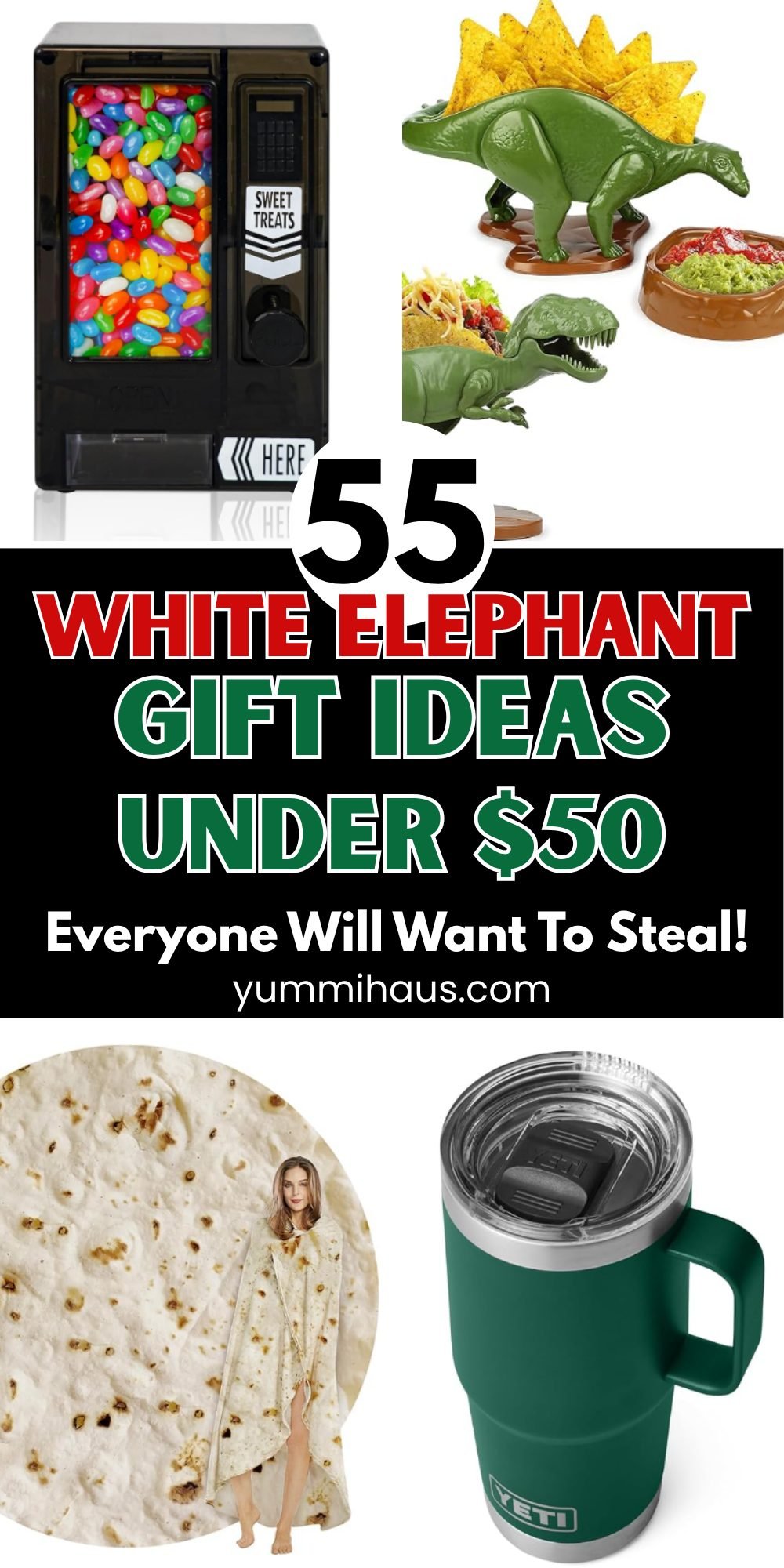 55 Best White Elephant Gift Ideas Everyone Will Want To Steal! (Under $50)