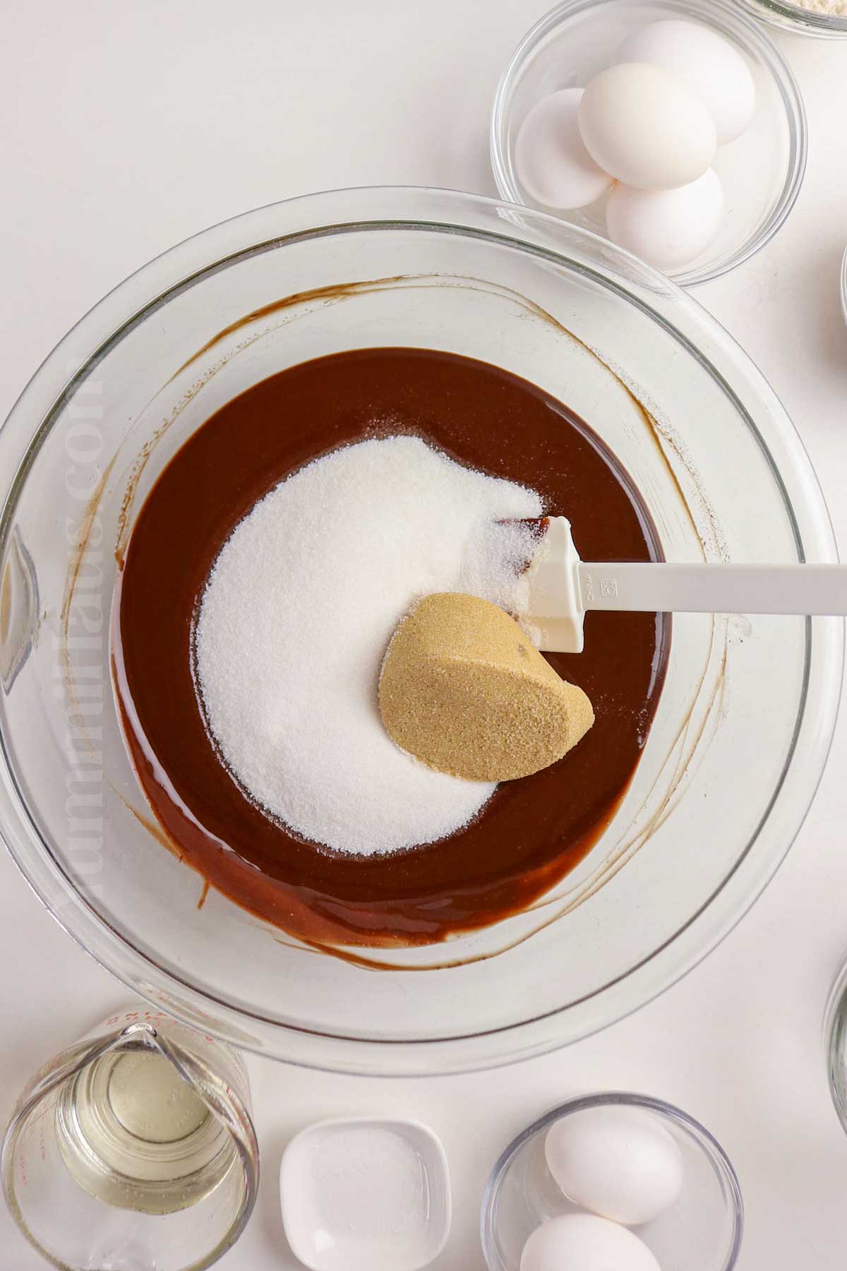 how to make Pecan Pie Brownies