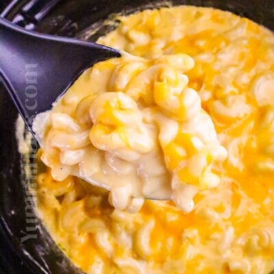 Slow Cooker Macaroni and Cheese (with Velveeta and Evaporated Milk)