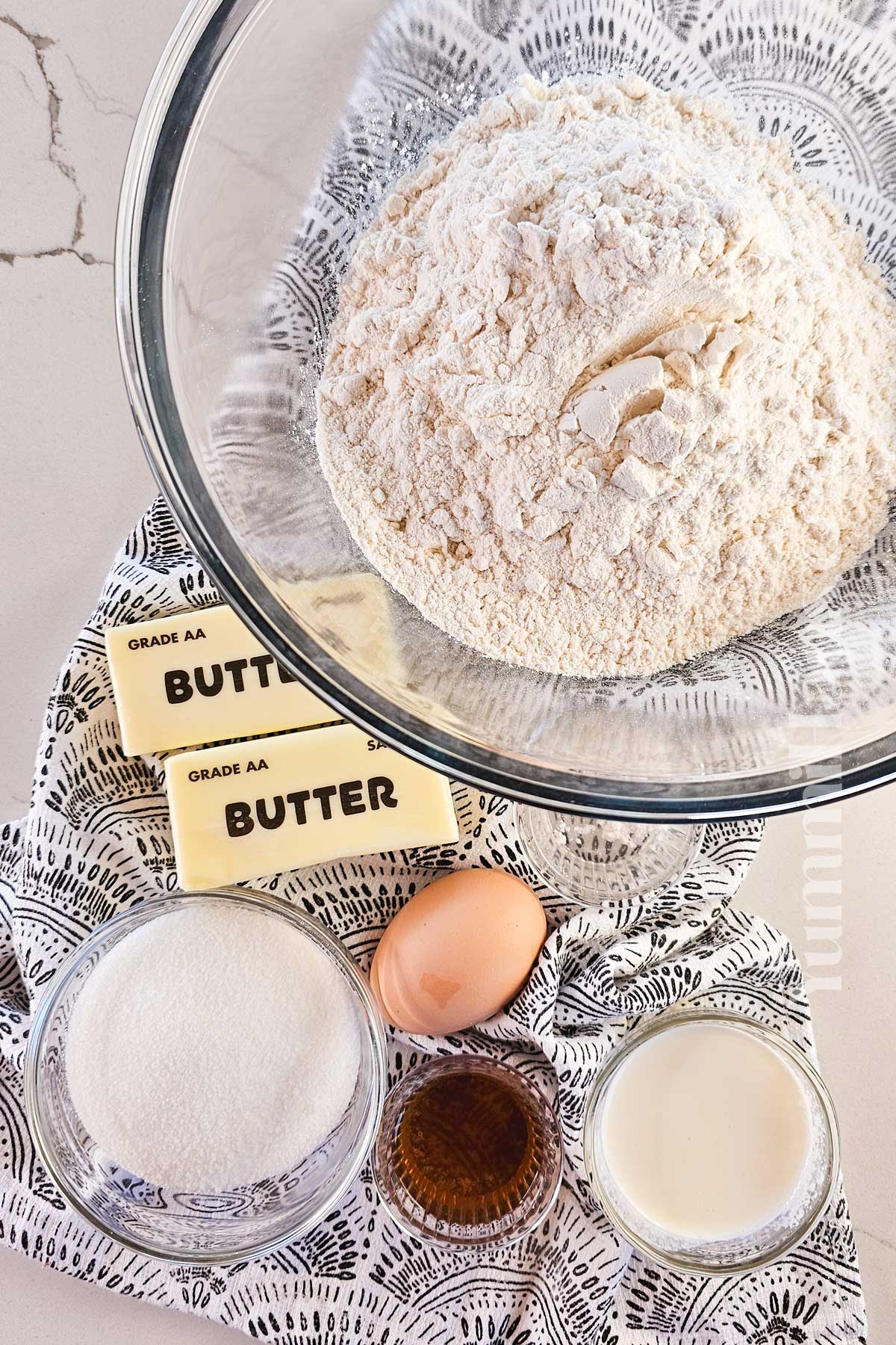 Butter Cookies ingredients