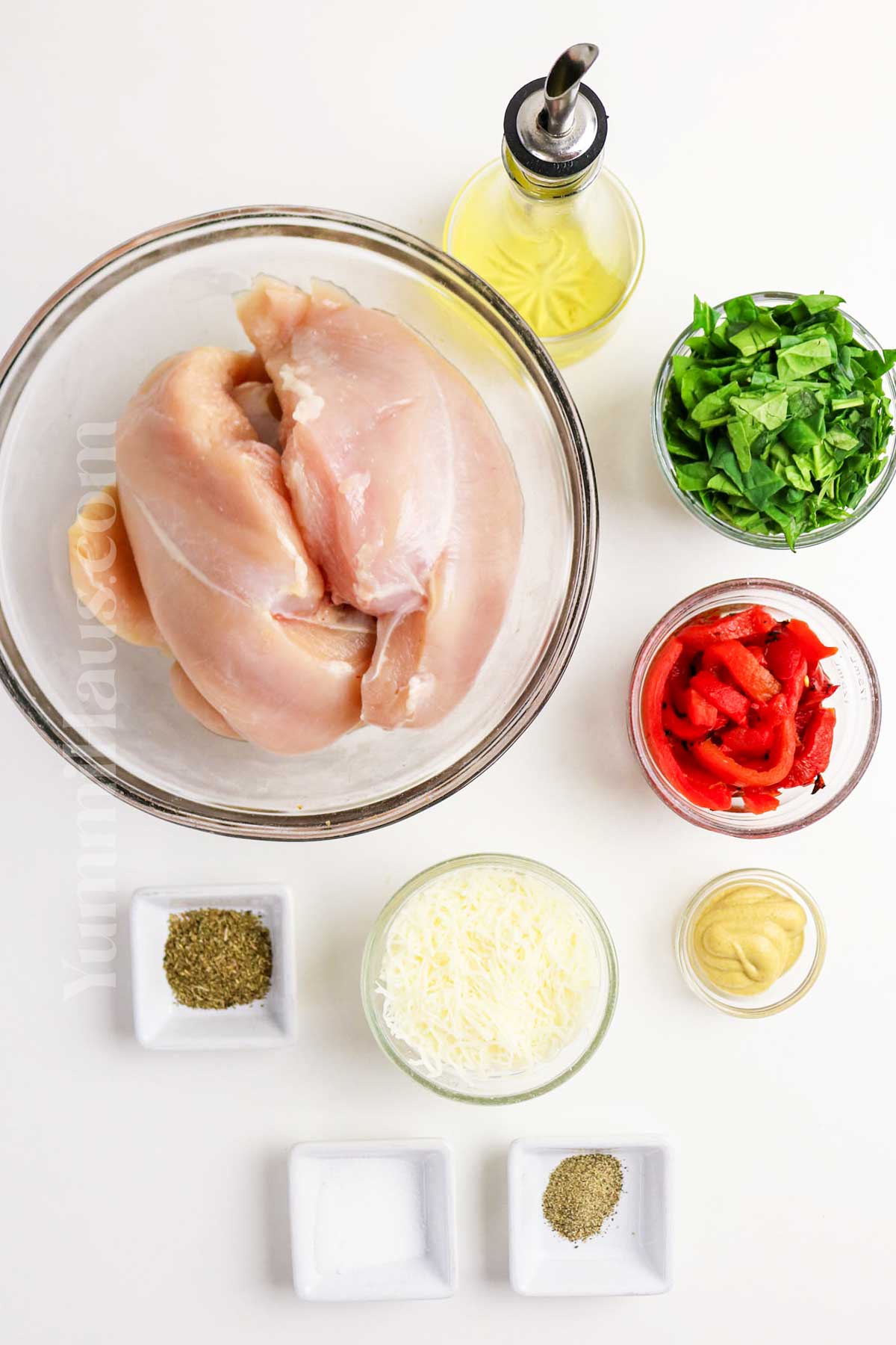 Chicken Roulade ingredients