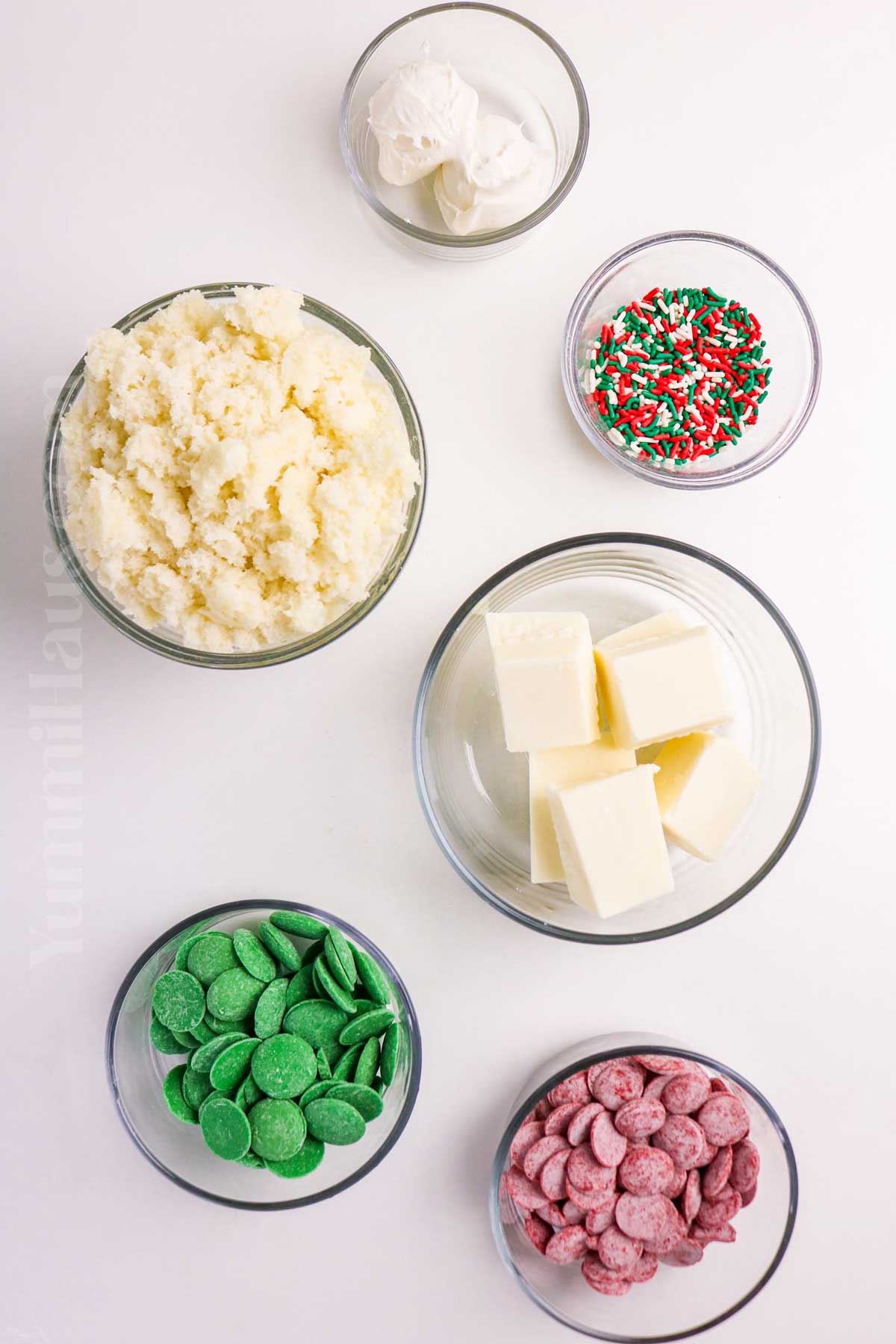 Christmas Cake Pop ingredients