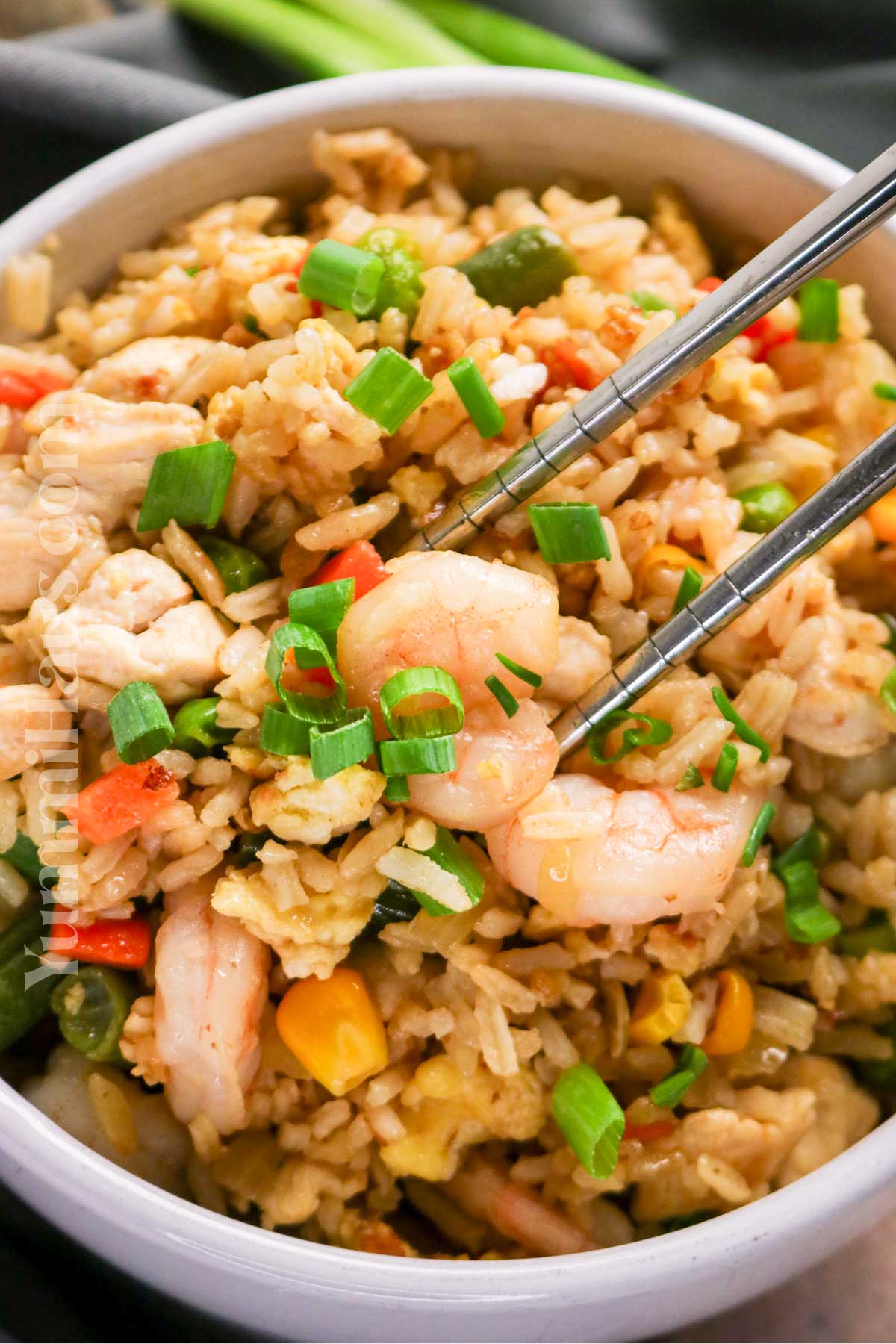 Shrimp and Chicken Fried Rice