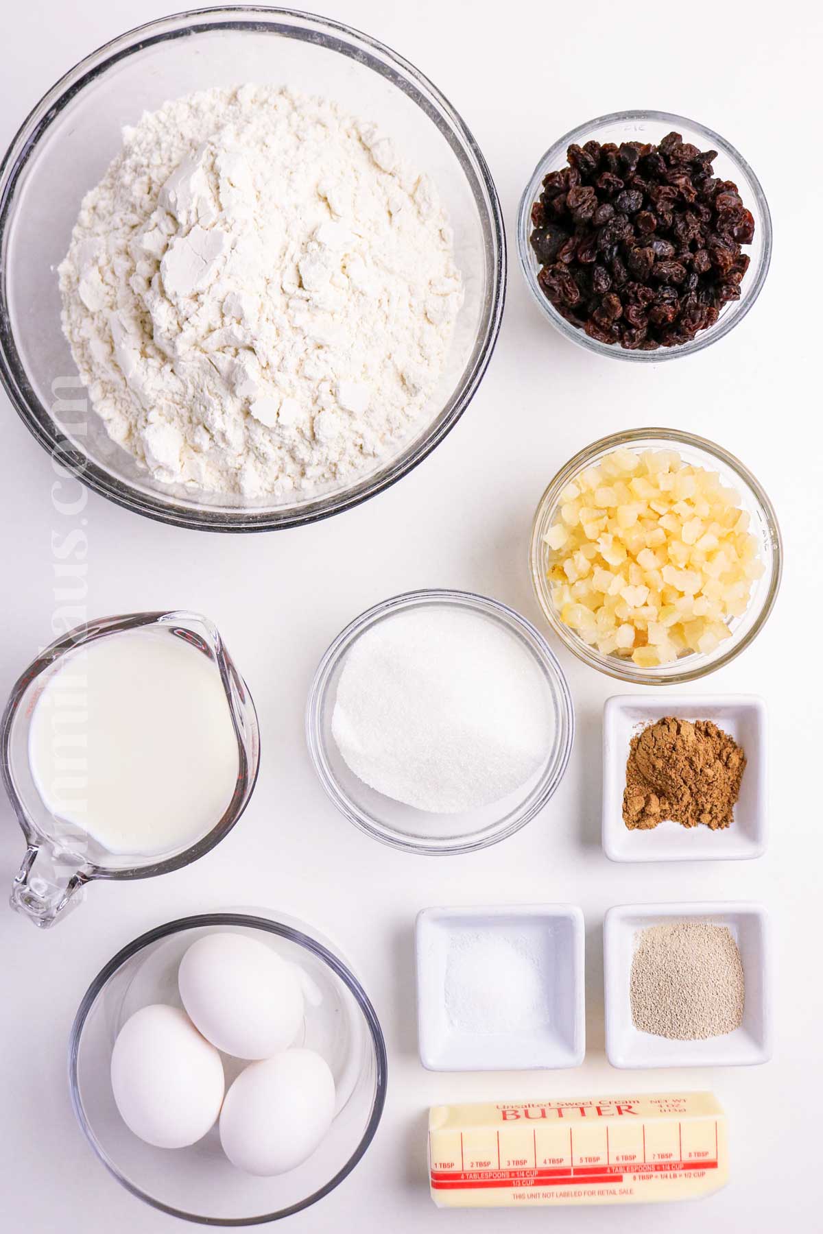 Julekake ingredients