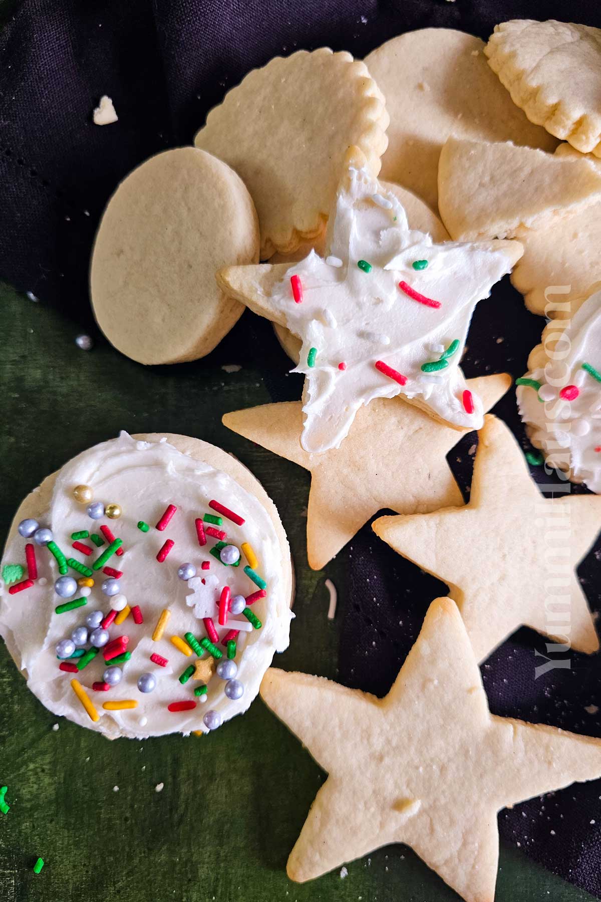 Christmas cookie frosting