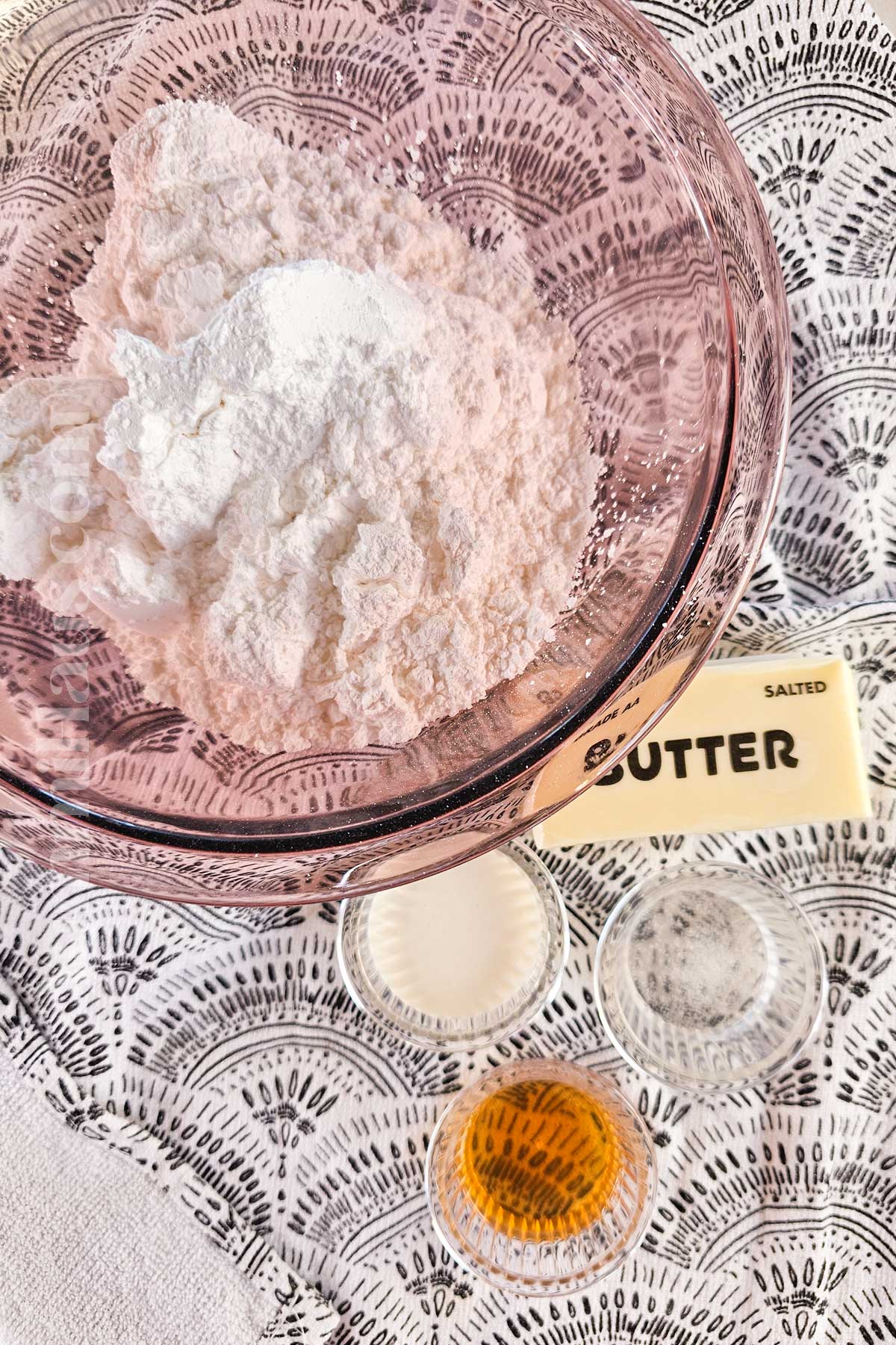 Sugar Cookie Frosting ingredients