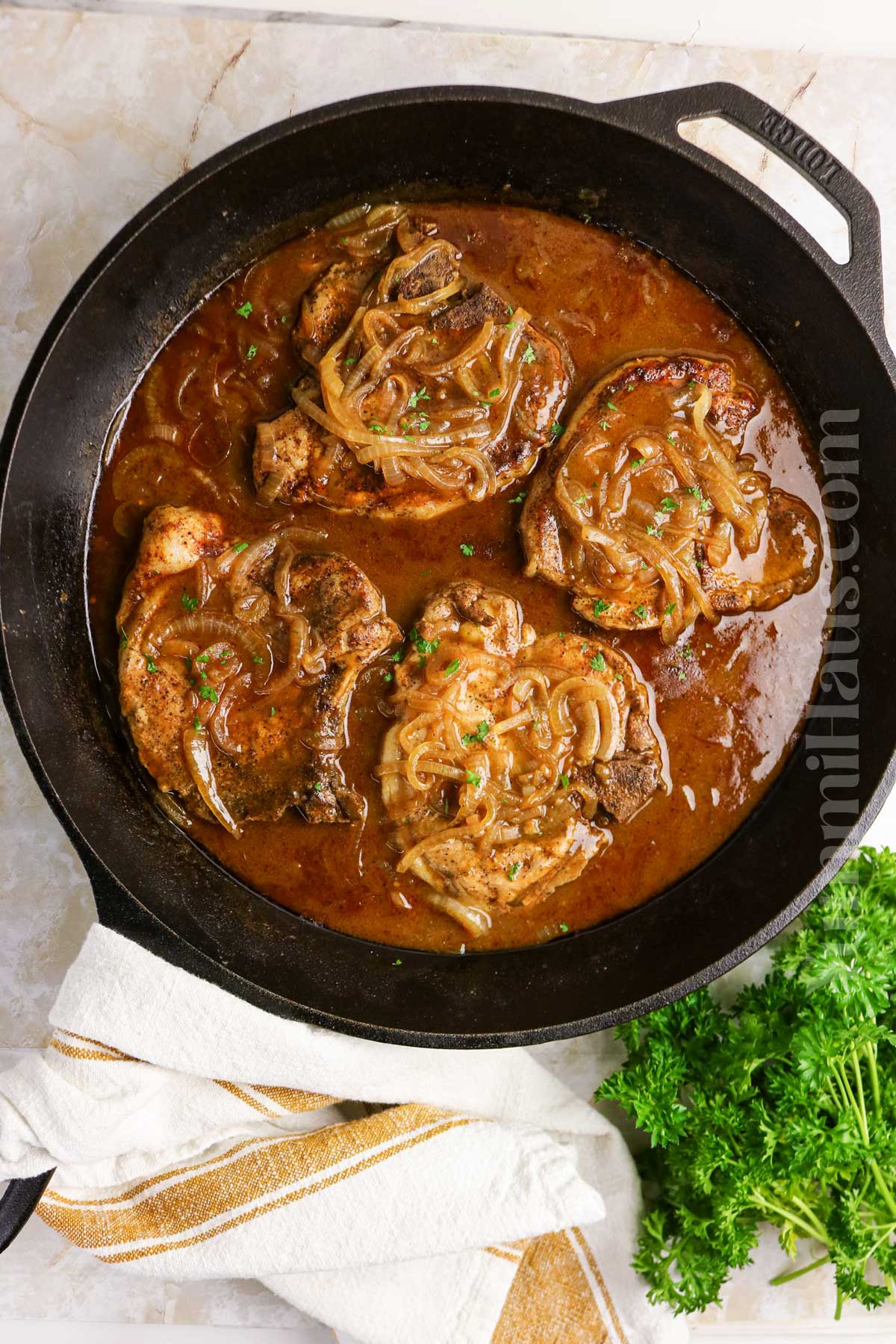 Smothered Pork Chops recipe