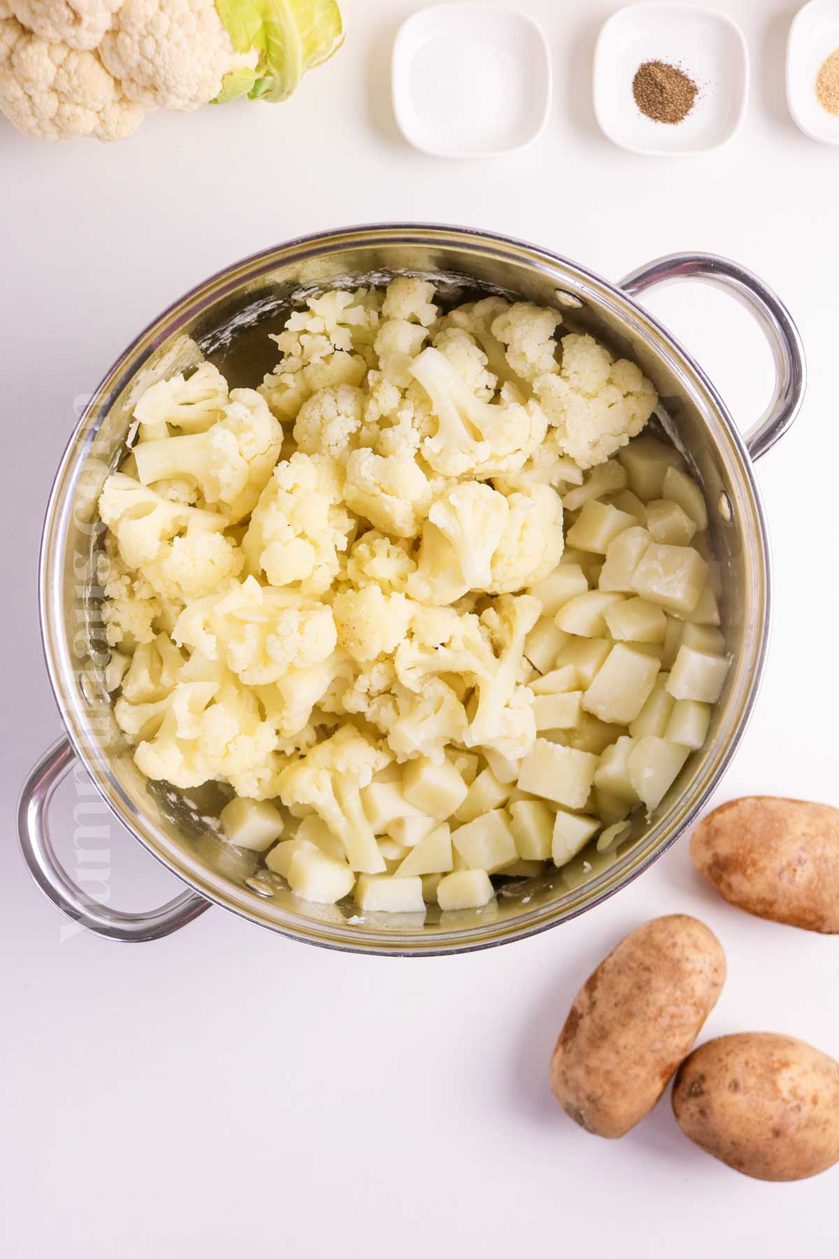 how to make Cauliflower and Potato Mashed Potatoes