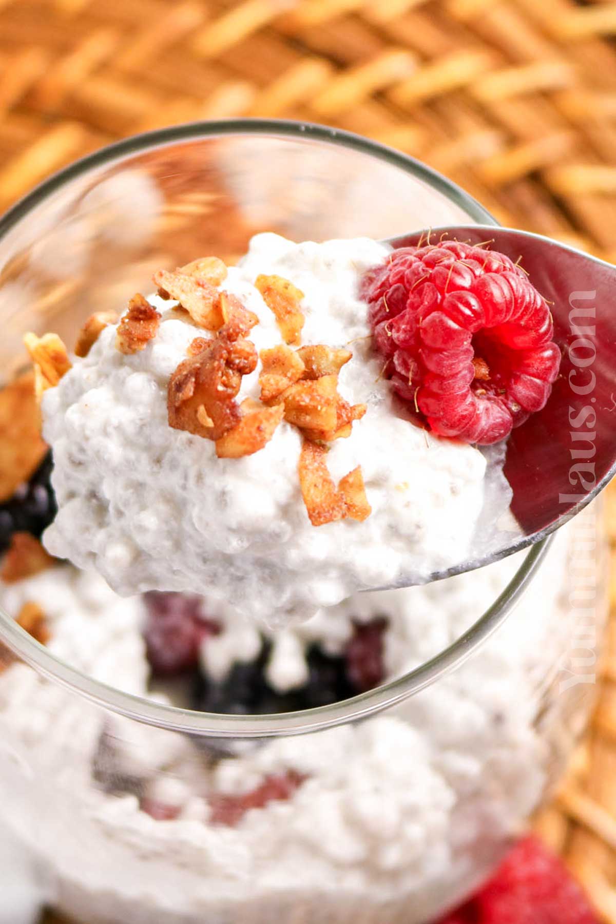 easy pudding with coconut milk