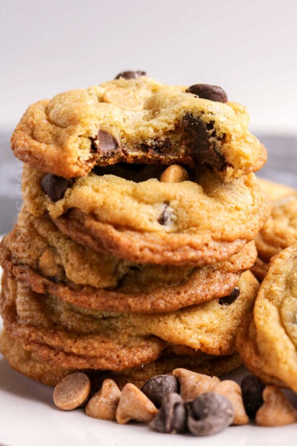 Chocolate Chip and Peanut Butter Chip Cookies