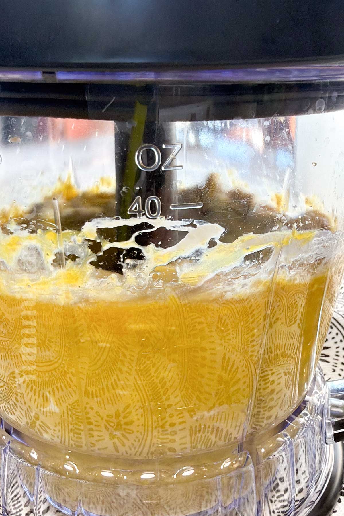 blend the pancake batter