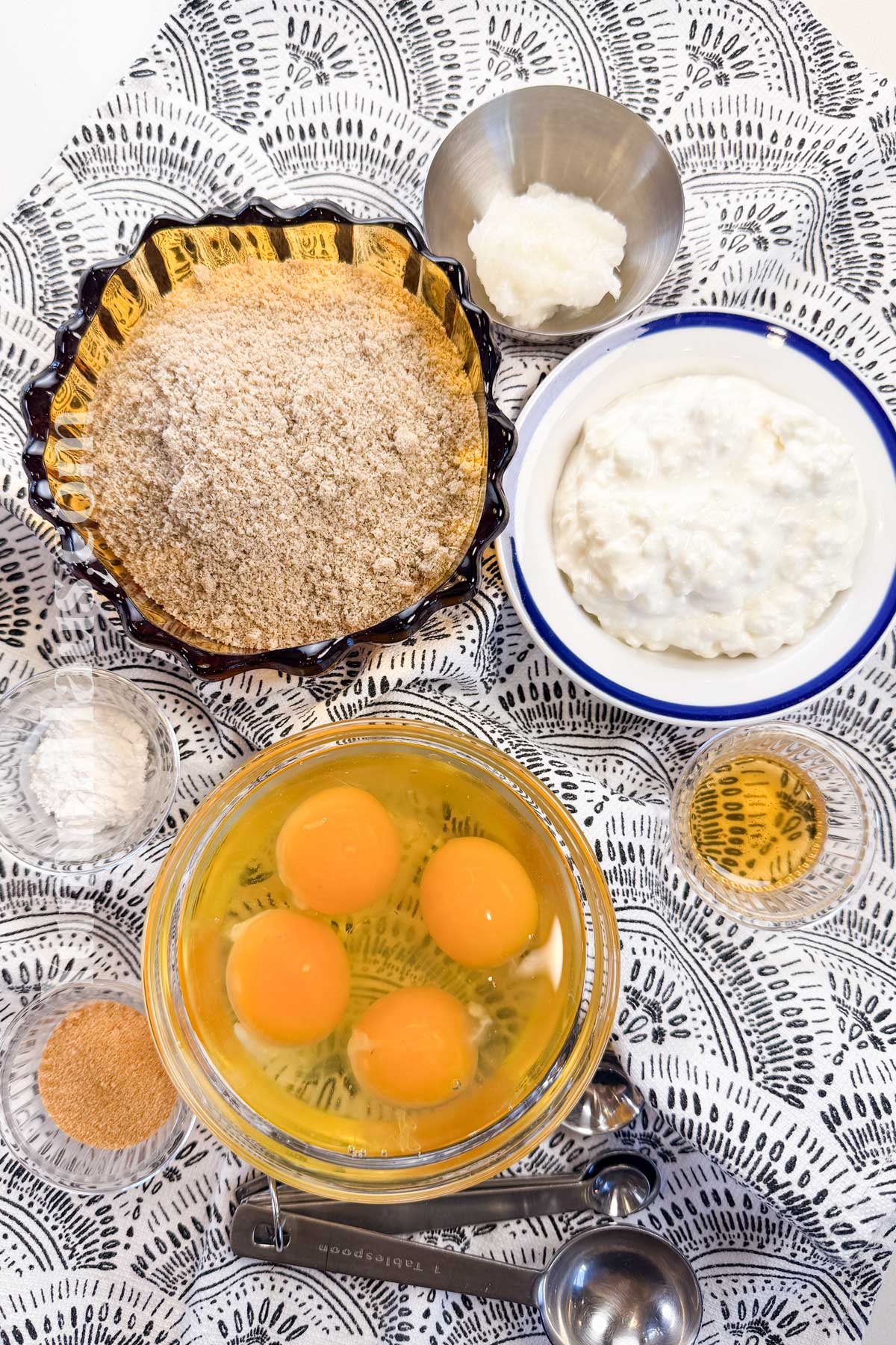 Cottage Cheese Pancake ingredients