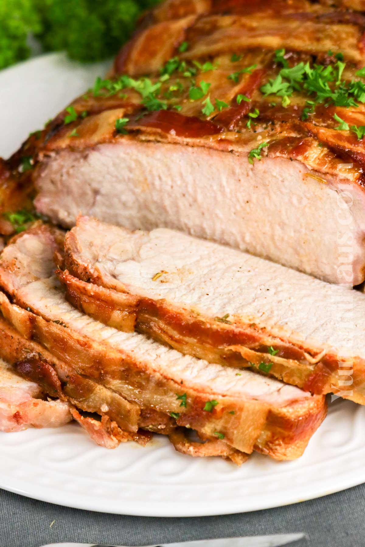pork dinner served
