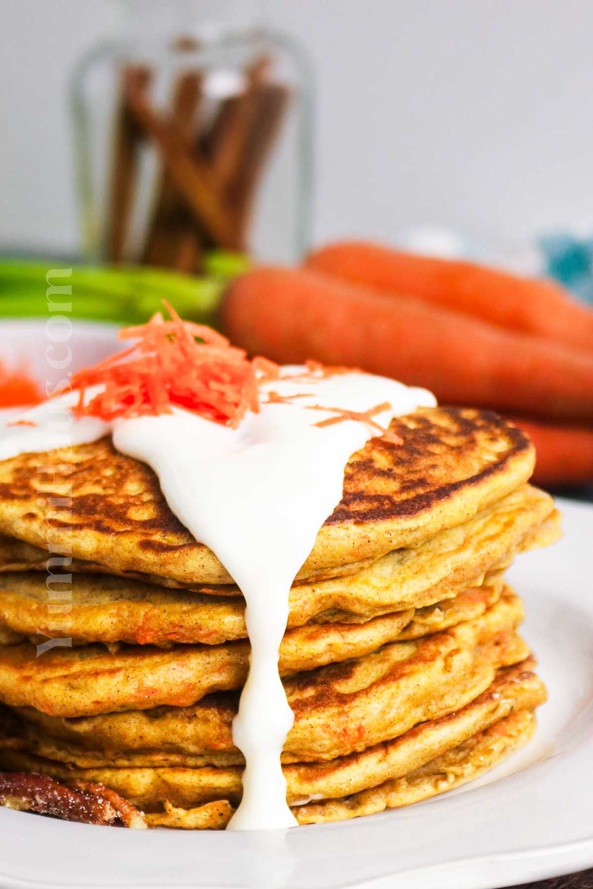 Carrot Cake Pancakes recipe