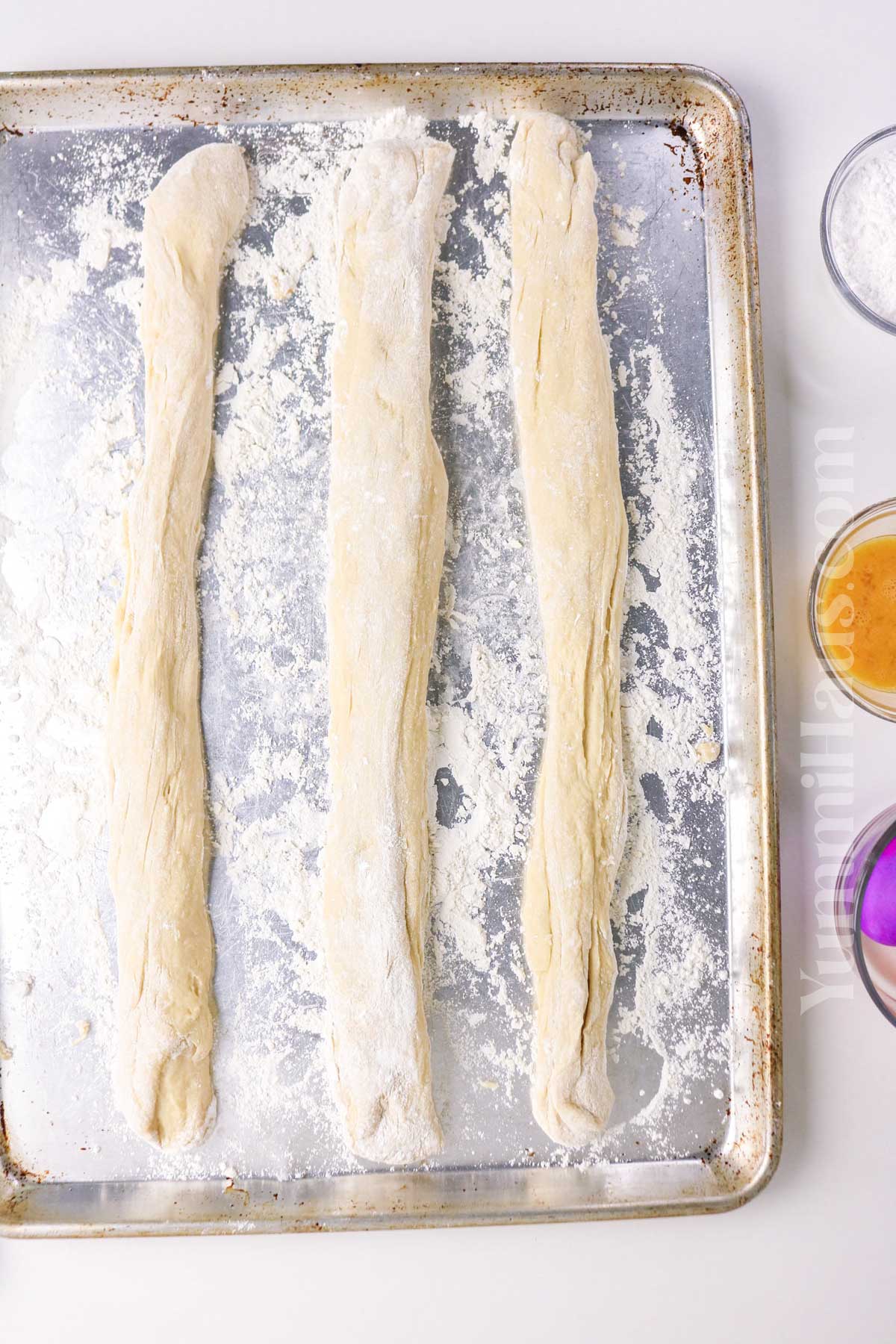 braiding the dough