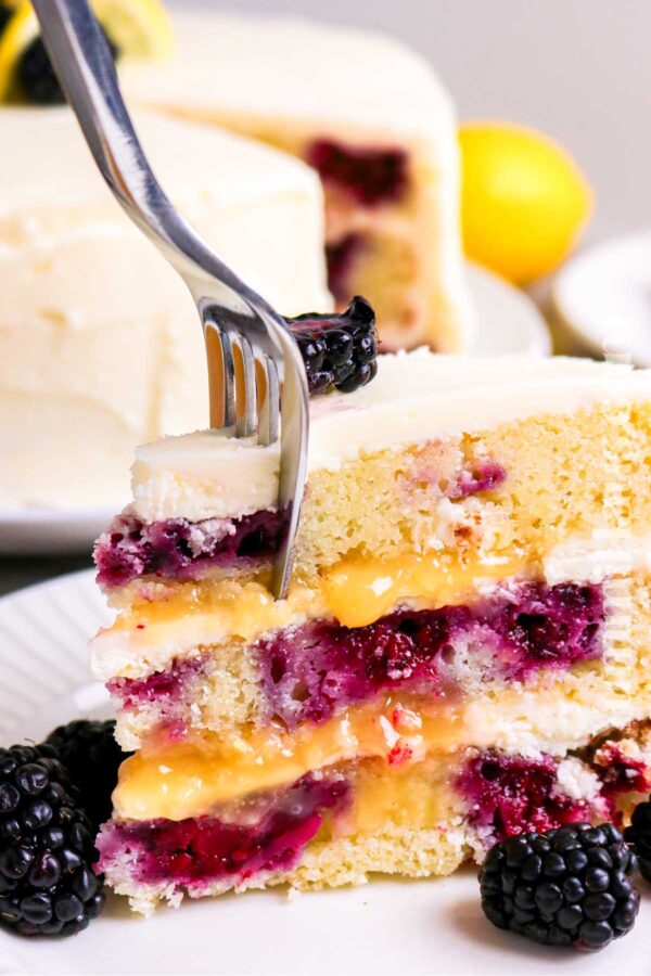 Lemon Blackberry Cake