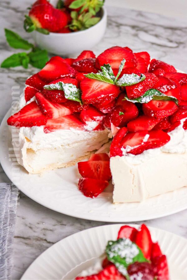 Strawberry Pavlova
