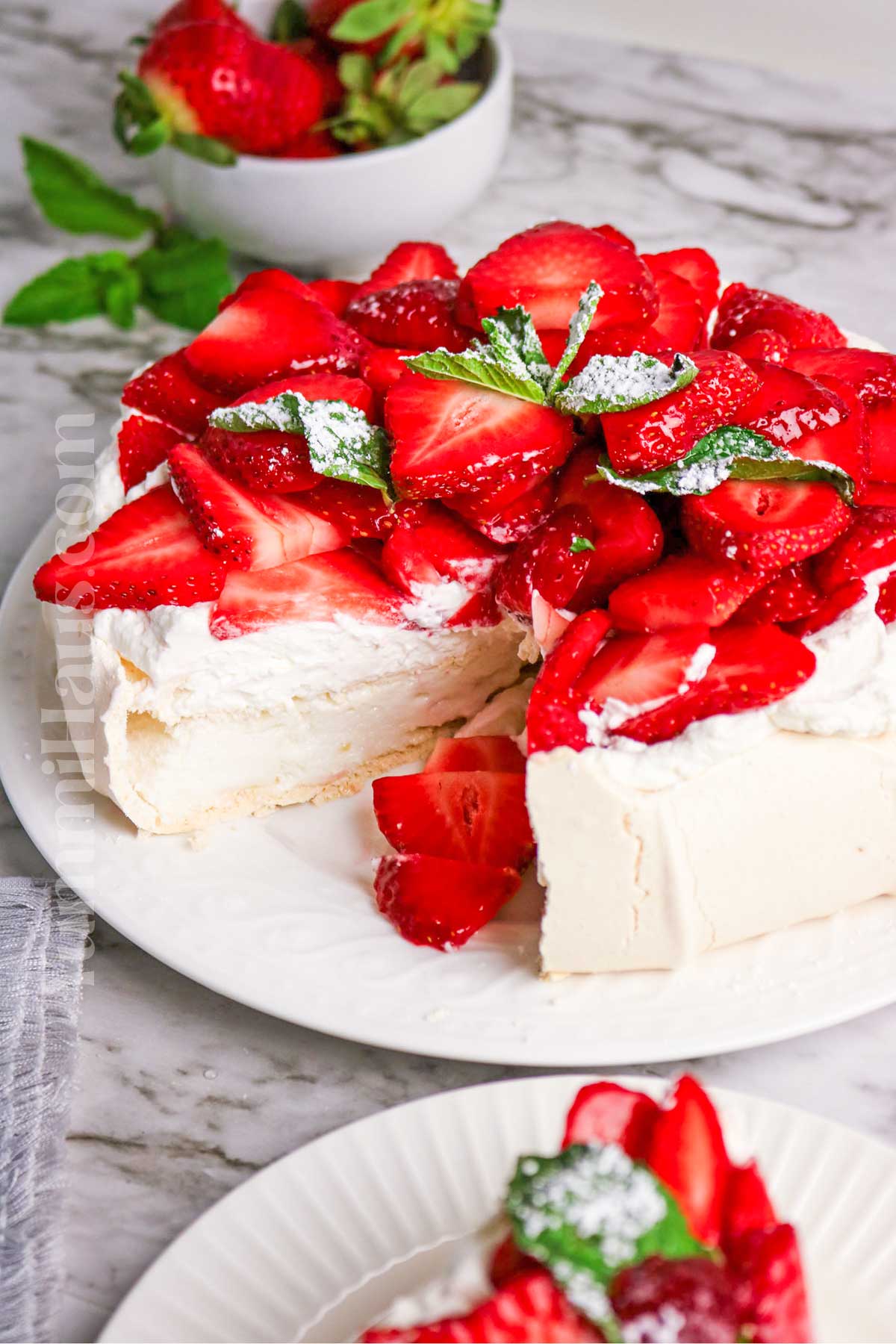 Strawberry Pavlova