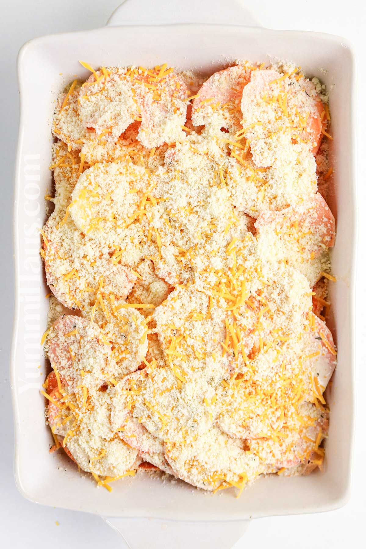 how to make potato and sweet potato bake