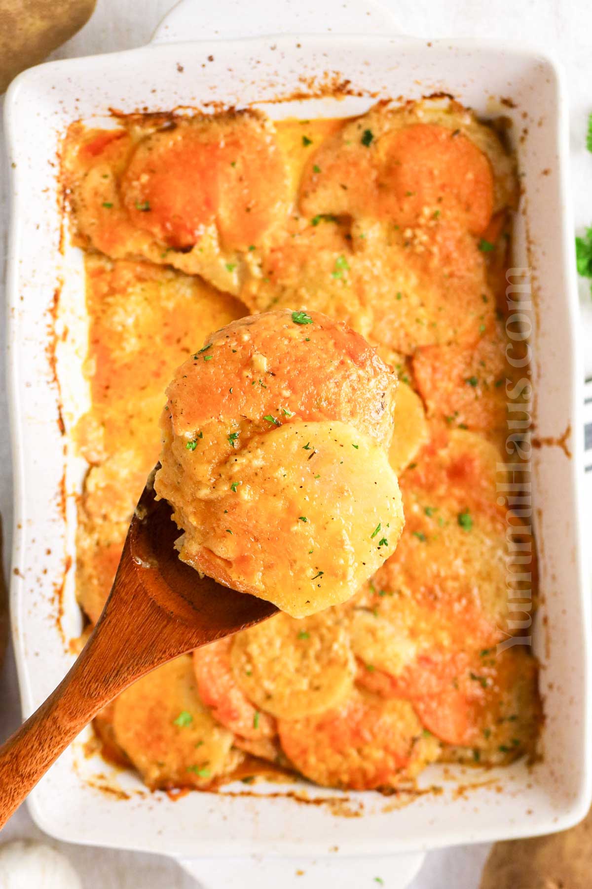 Potato And Sweet Potato Bake recipe