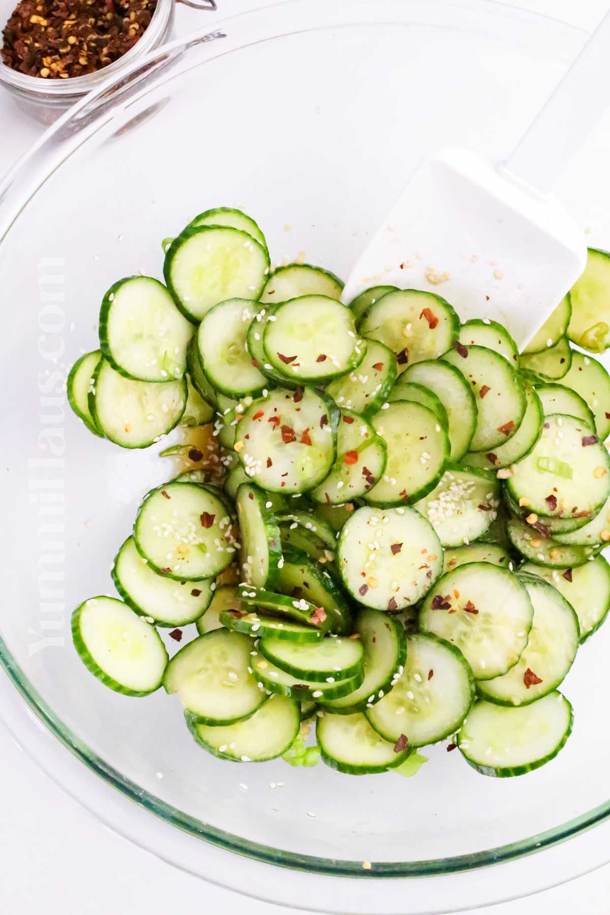 how to make Asian Cucumber Salad
