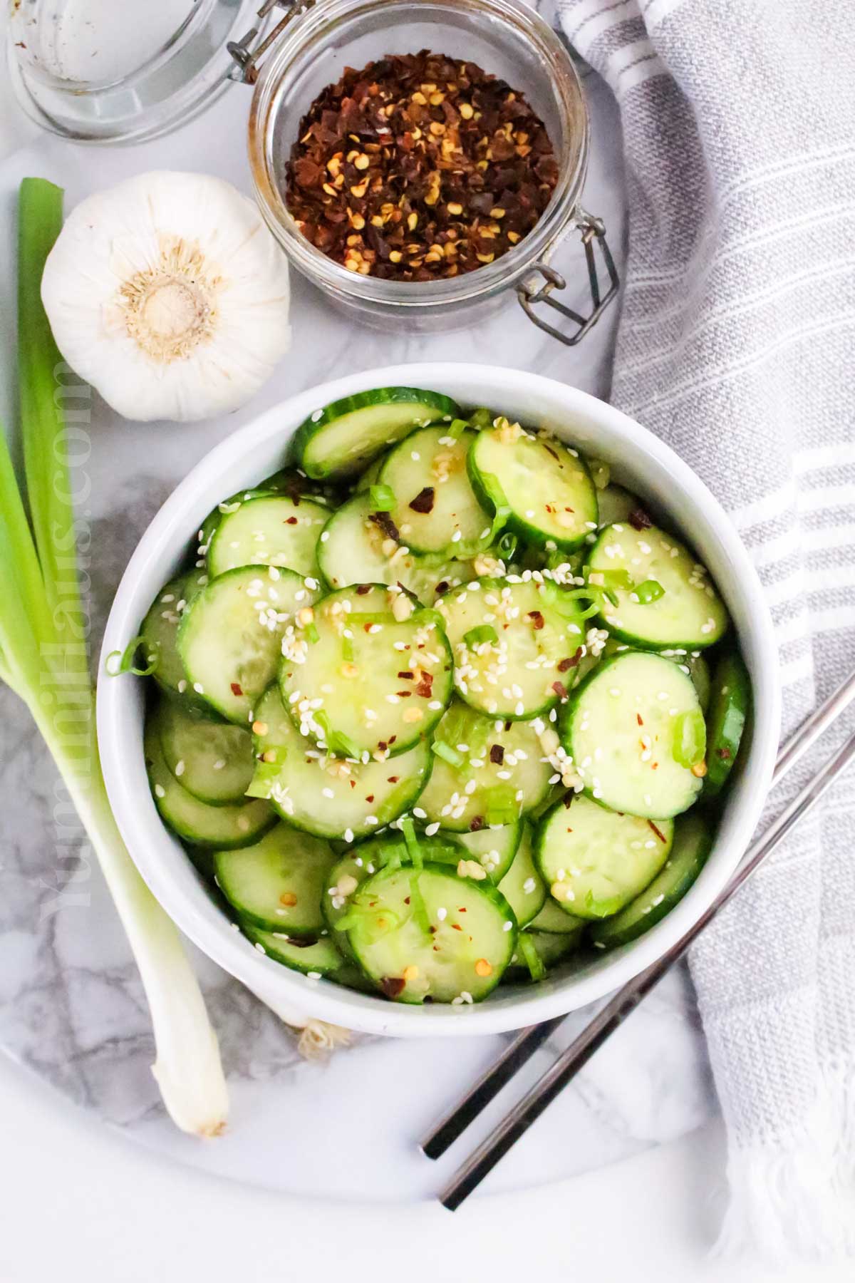 asian salad side dish