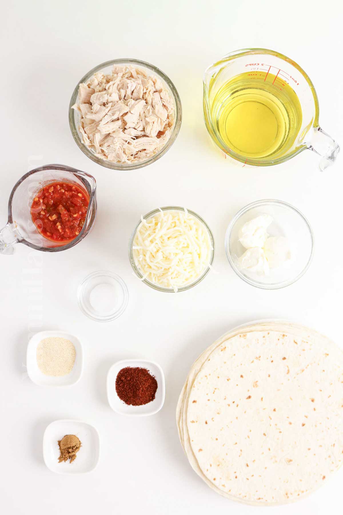 Chicken Flautas ingredients
