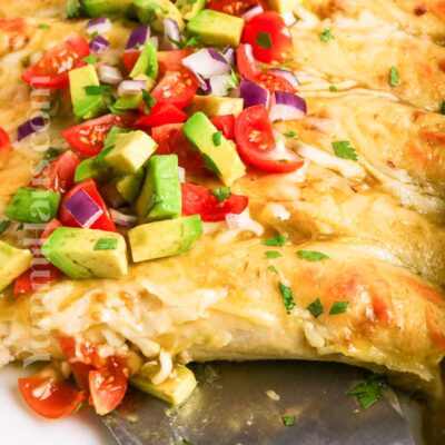 Cream Cheese Chicken Enchiladas