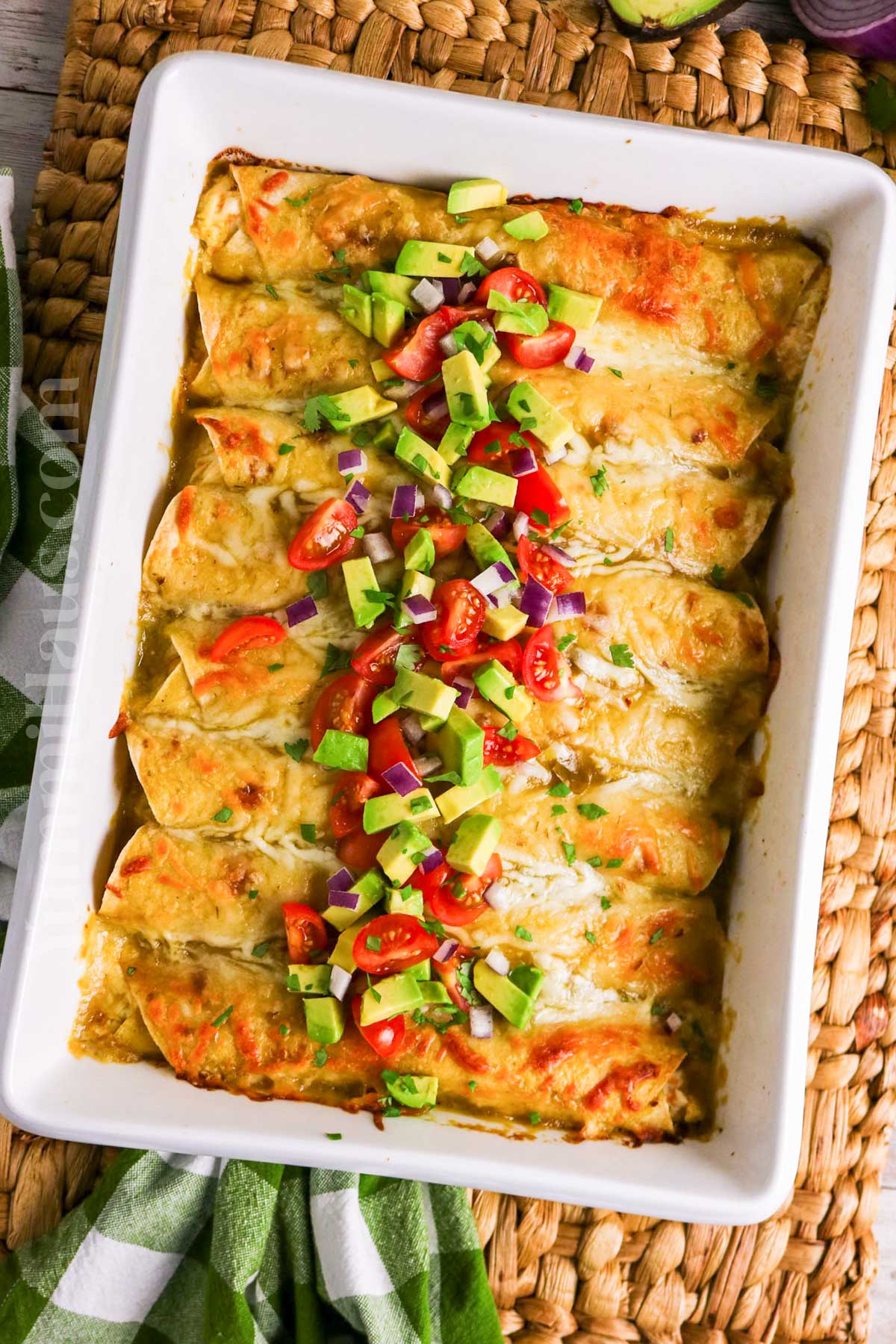 Cream Cheese Chicken Enchiladas recipe