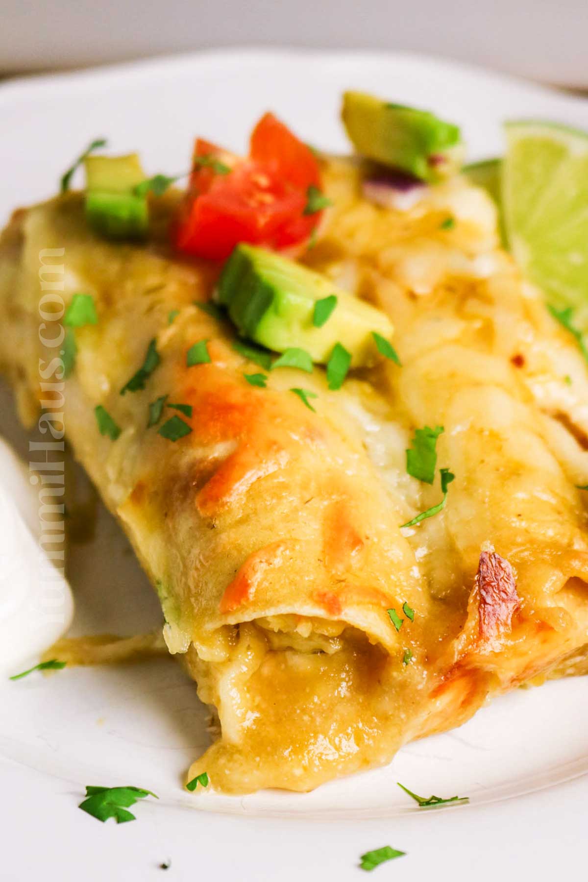 flour tortilla enchiladas