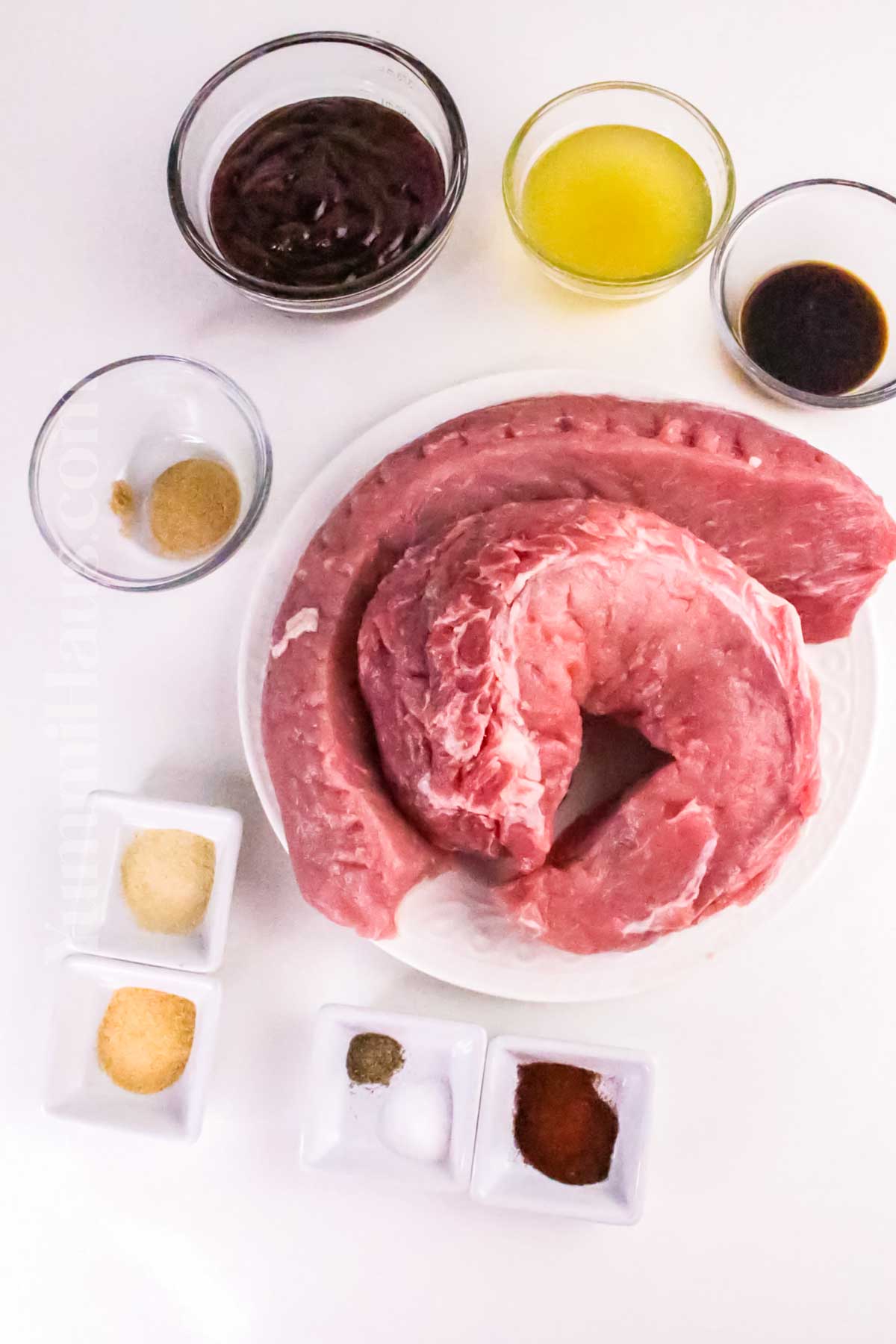 Crock Pot Pulled Pork Tenderloin ingredients
