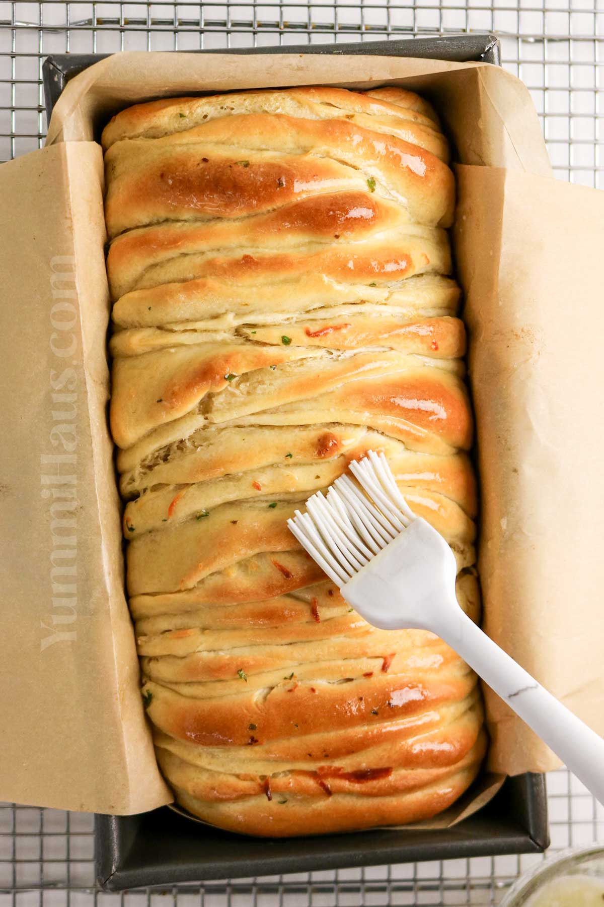 baked pull apart bread