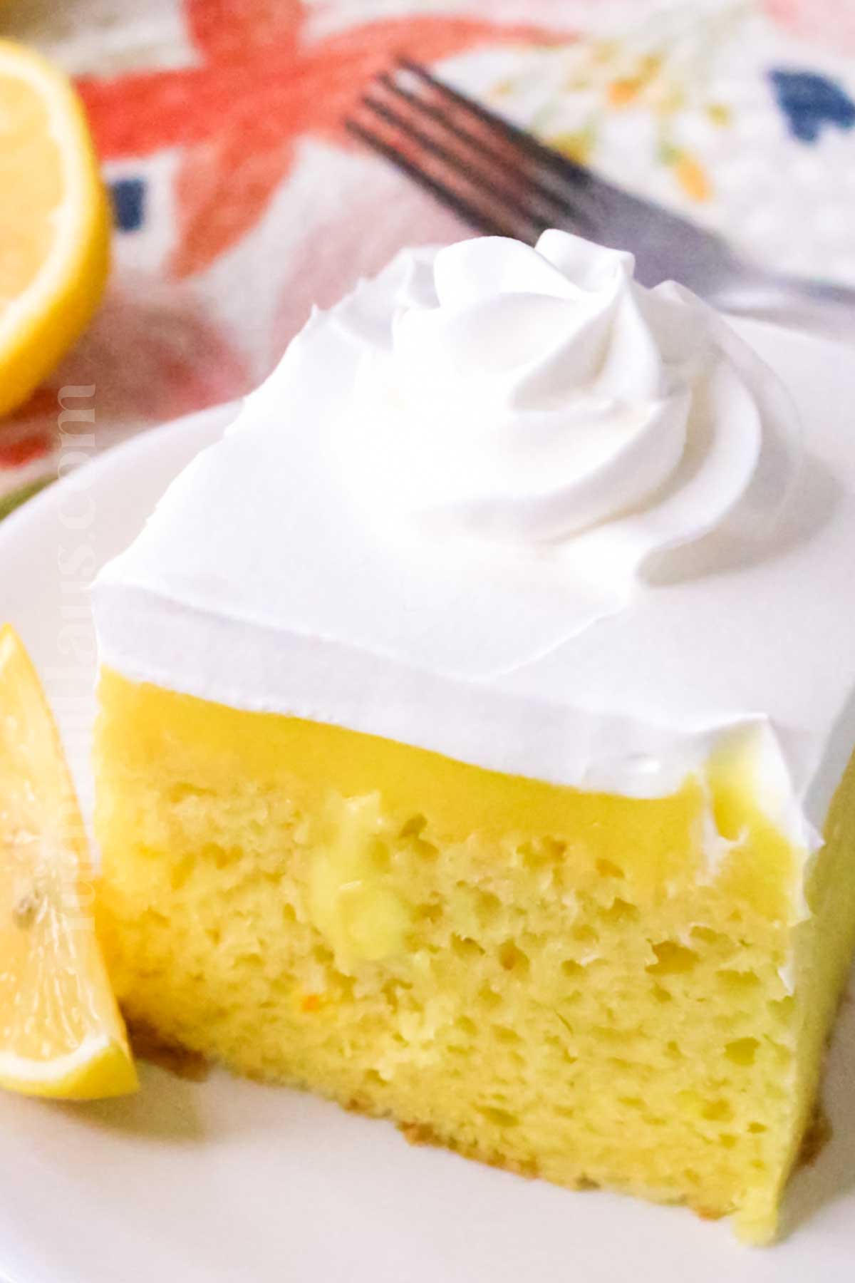 Lemon Poke Cake recipe