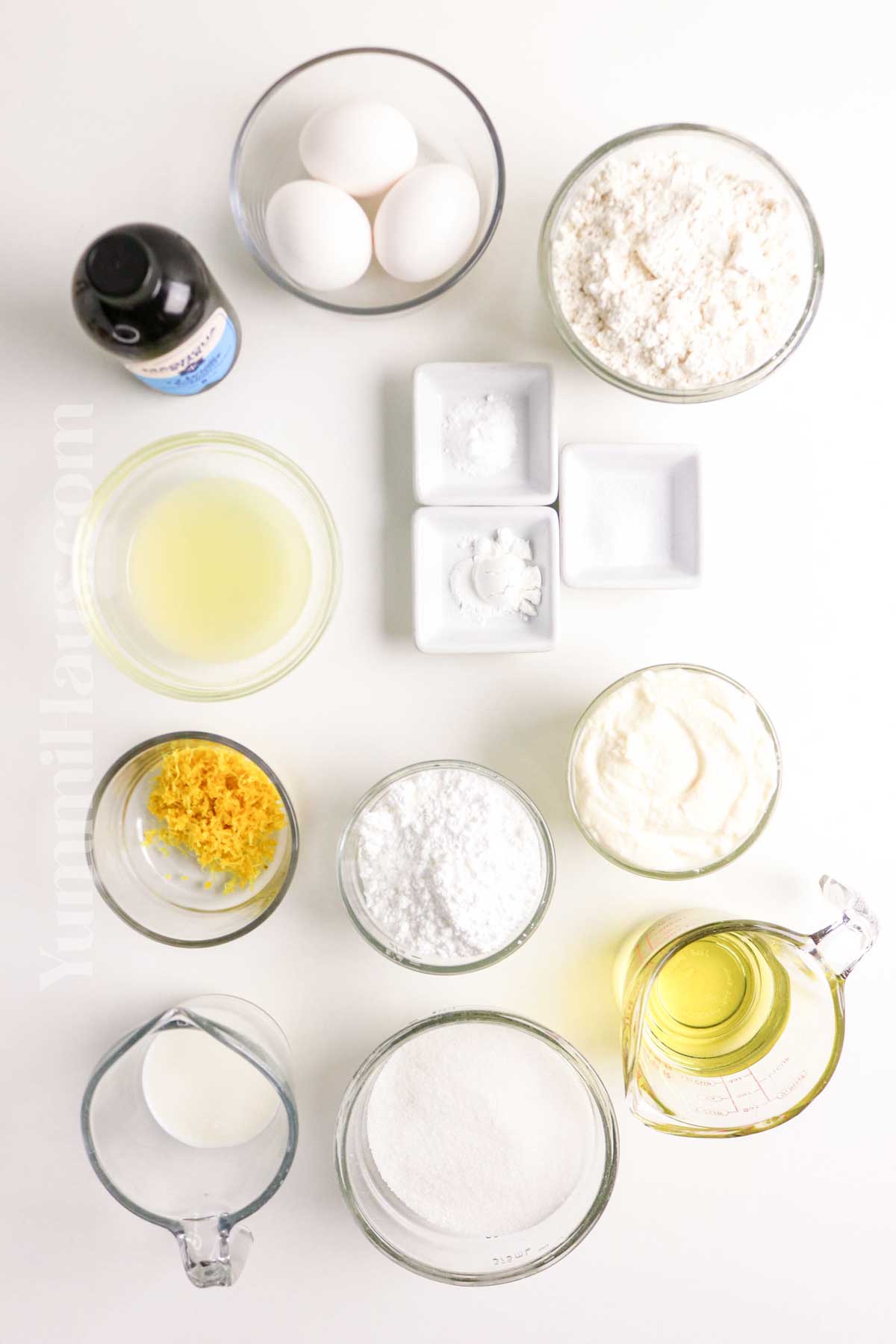 Lemon Ricotta Cake ingredients